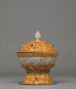 Sacred Tibetan Handcrafted Rice Pot