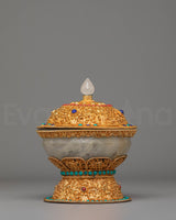 Sacred Tibetan Handcrafted Rice Pot