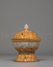 Sacred Tibetan Handcrafted Rice Pot