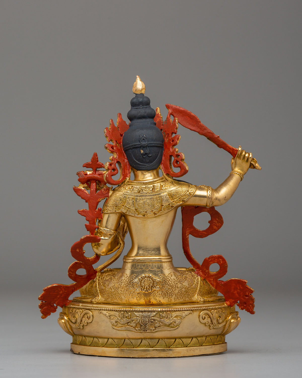 Handcrafted Manjushri Buddhist Statue | Bodhisattva of Wisdom