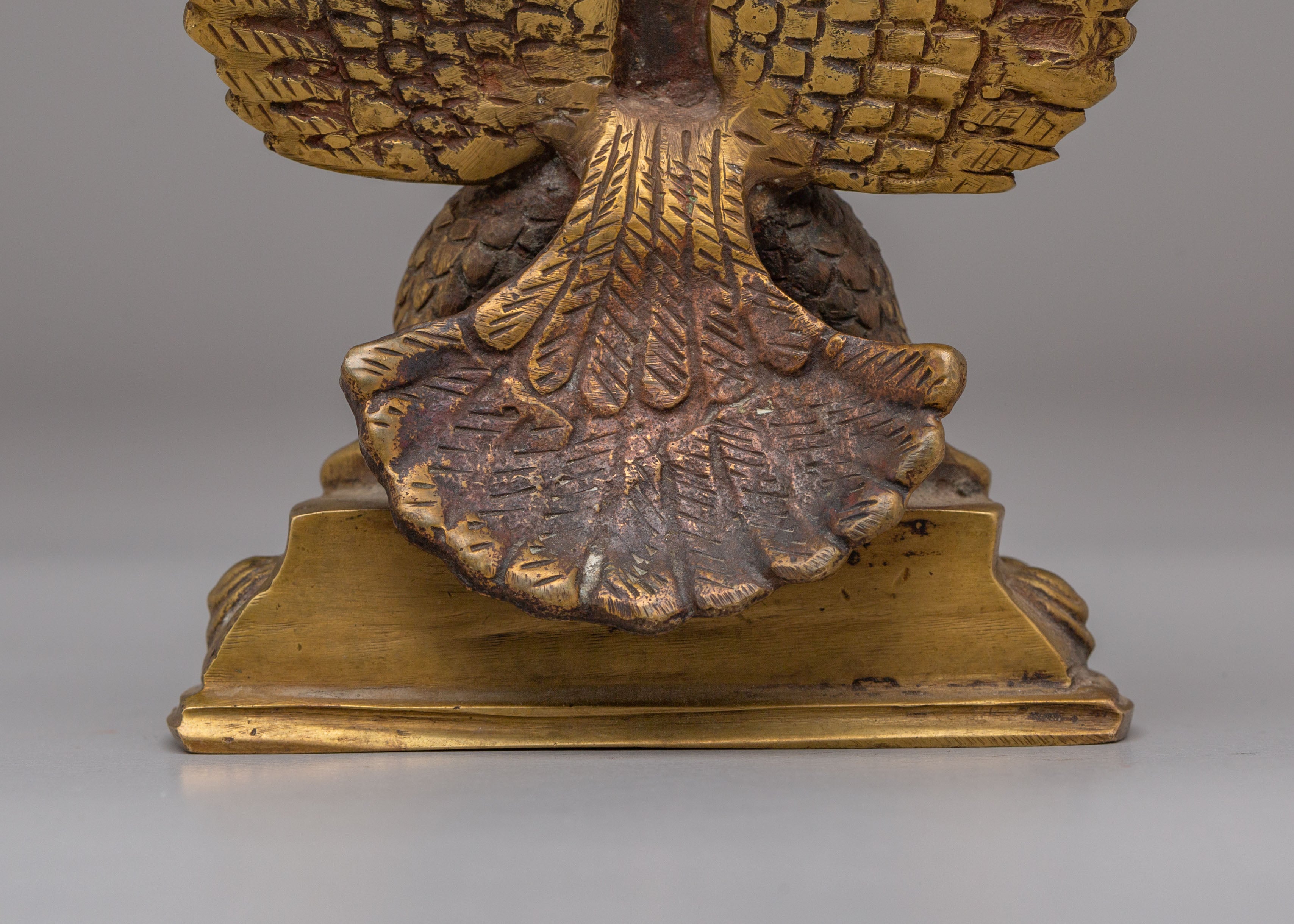 Sacred Guardian Garuda Statue | Handcrafted Brass Deity Figurine