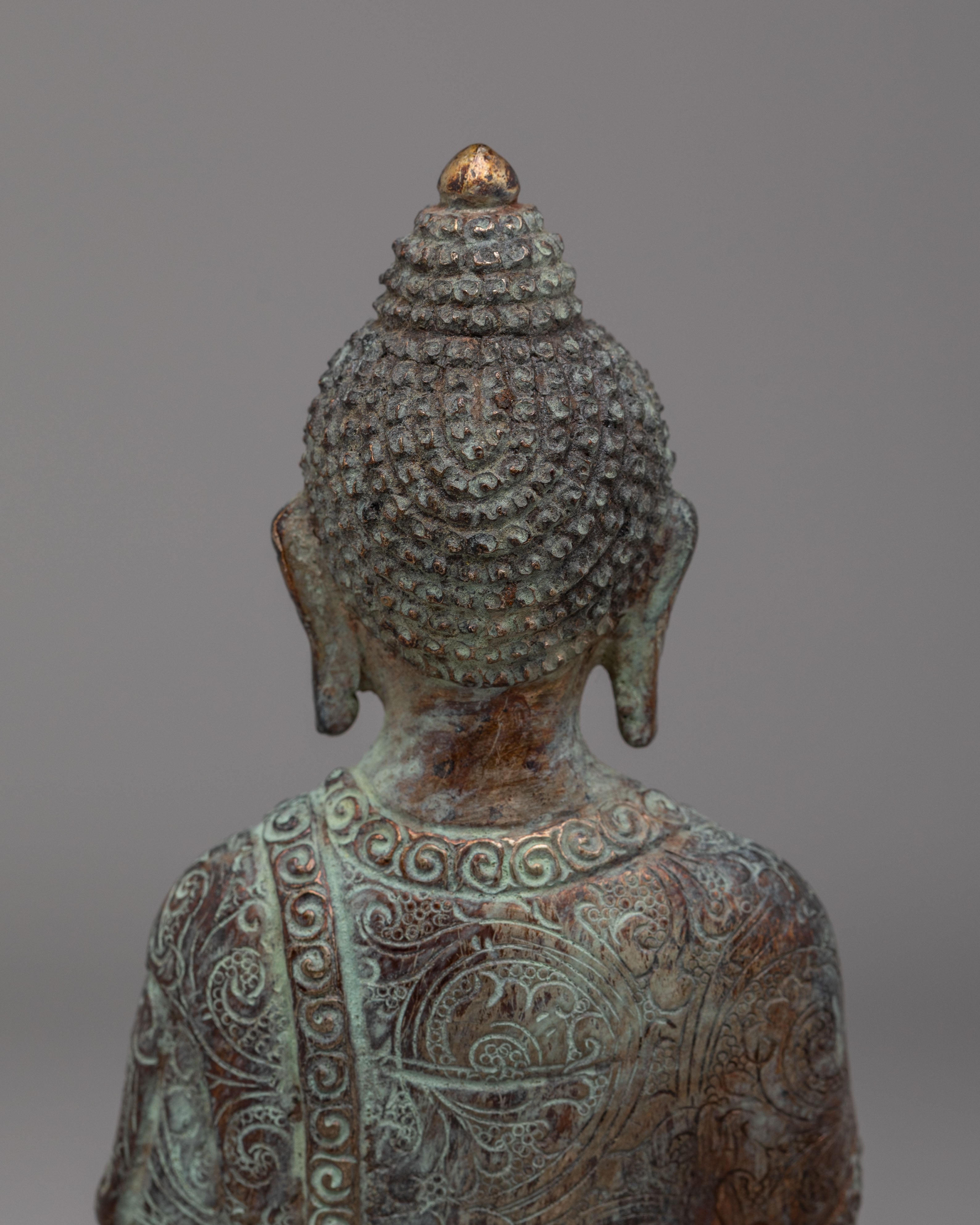 Tibetan Antique Shakyamuni Buddha Statue | Symbol of Peace and Enlightenment