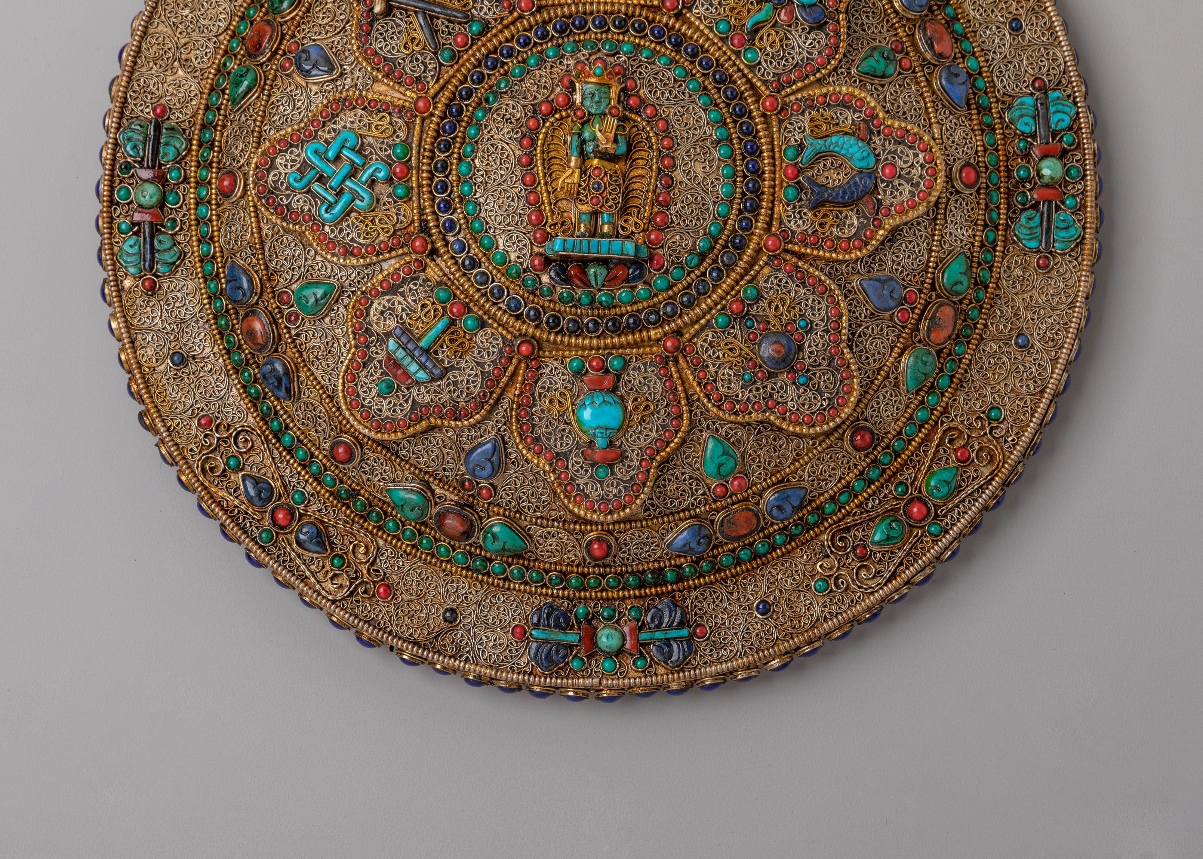 Decorative Wall Hanging for Rituals | Tibetan Buddhist Artwork