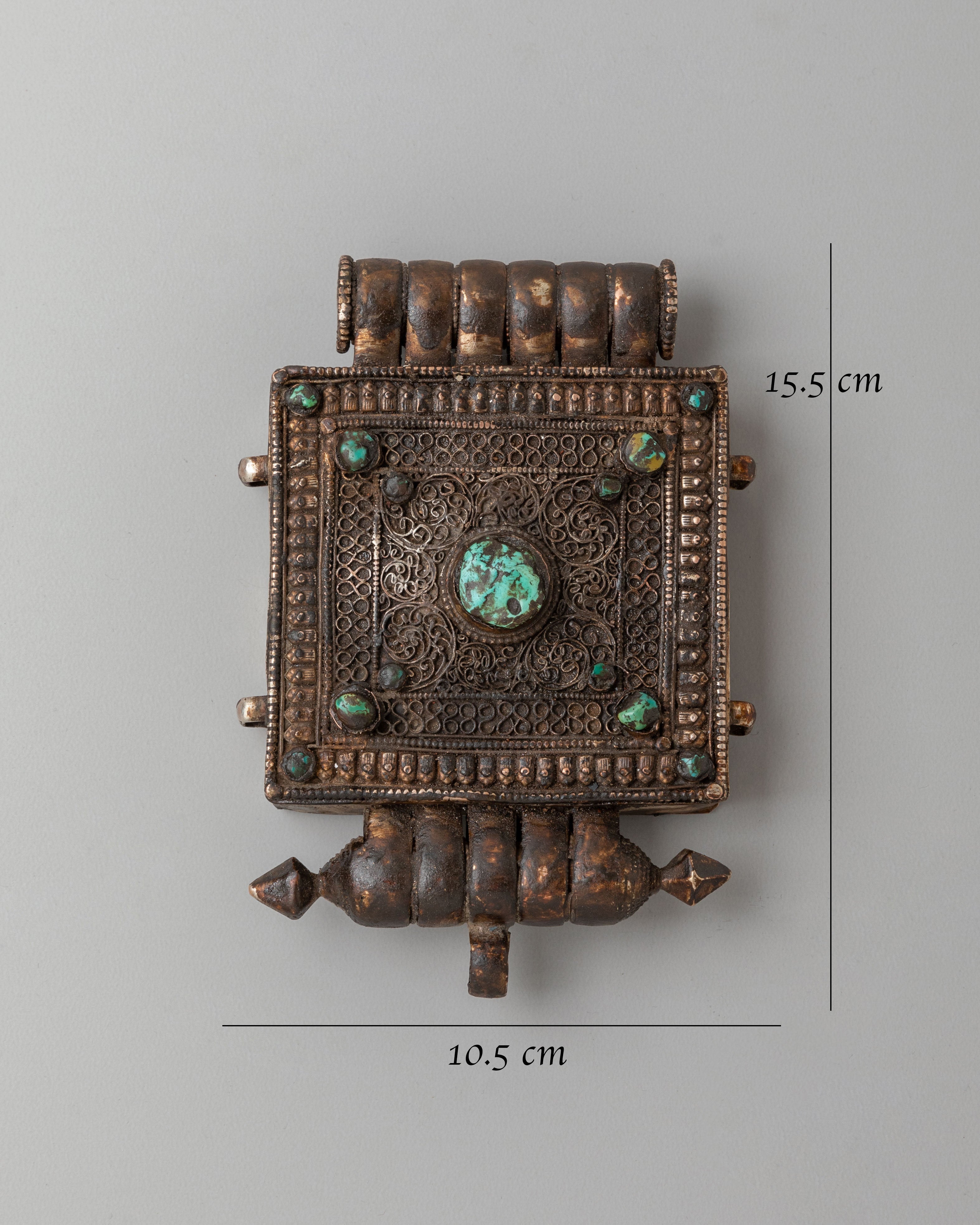 Himalayan Ghau Prayer Box Pendant | A Sacred Symbol of Protection