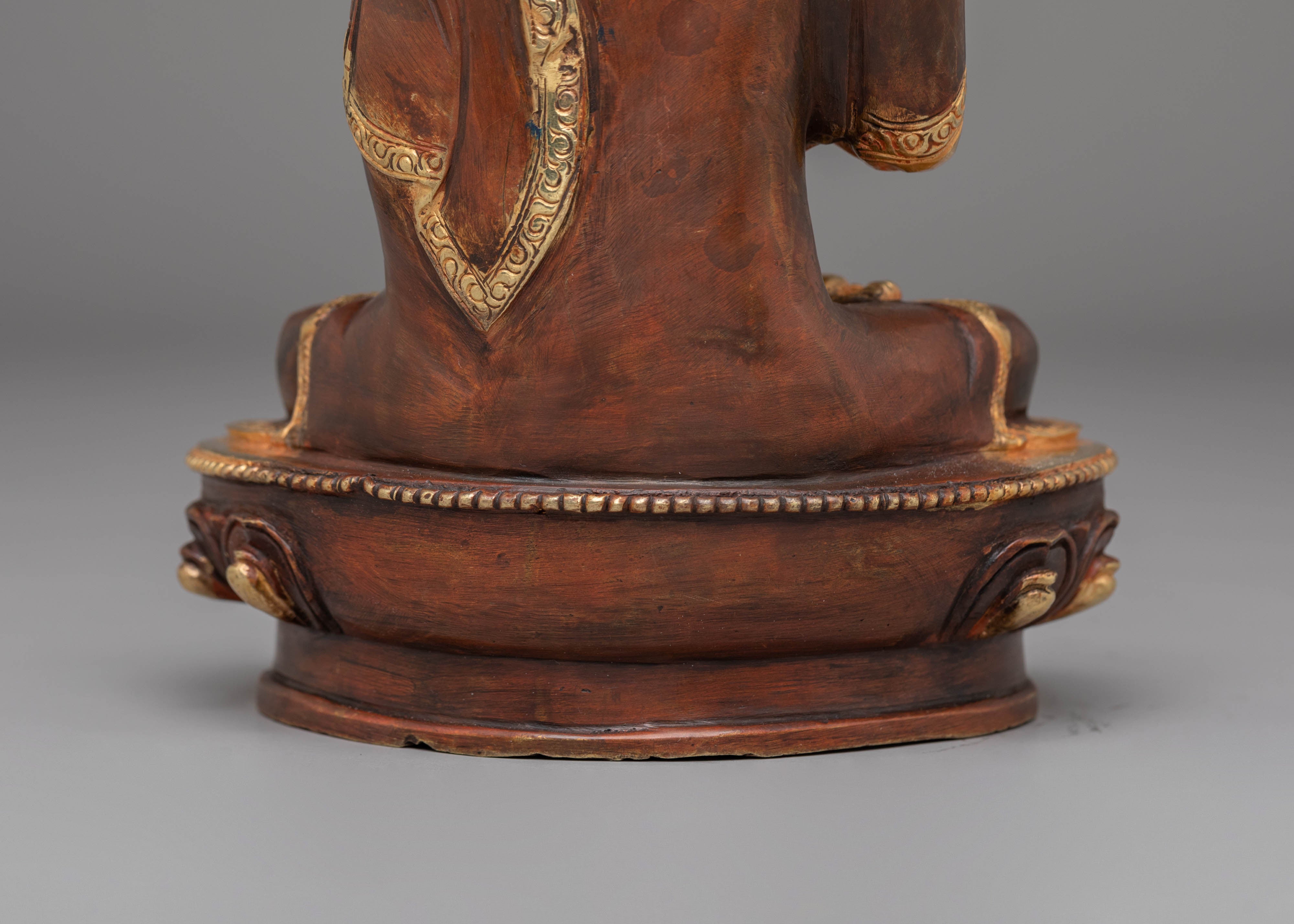 Handcrafted Statue of Vairocana Buddha | Sacred Art for Meditation