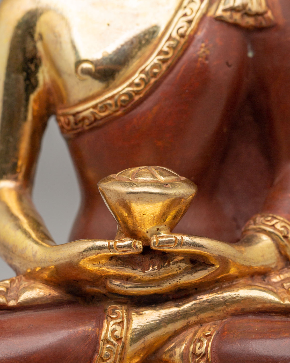 Himalayan Buddhist Amitabha Sculpture | Symbol of Infinite Light
