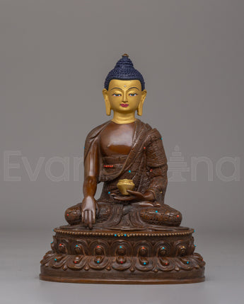 Handcrafted Shakyamuni Buddha Sculpture 
