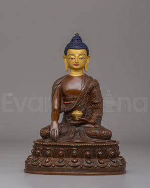 Handcrafted Shakyamuni Buddha Sculpture 