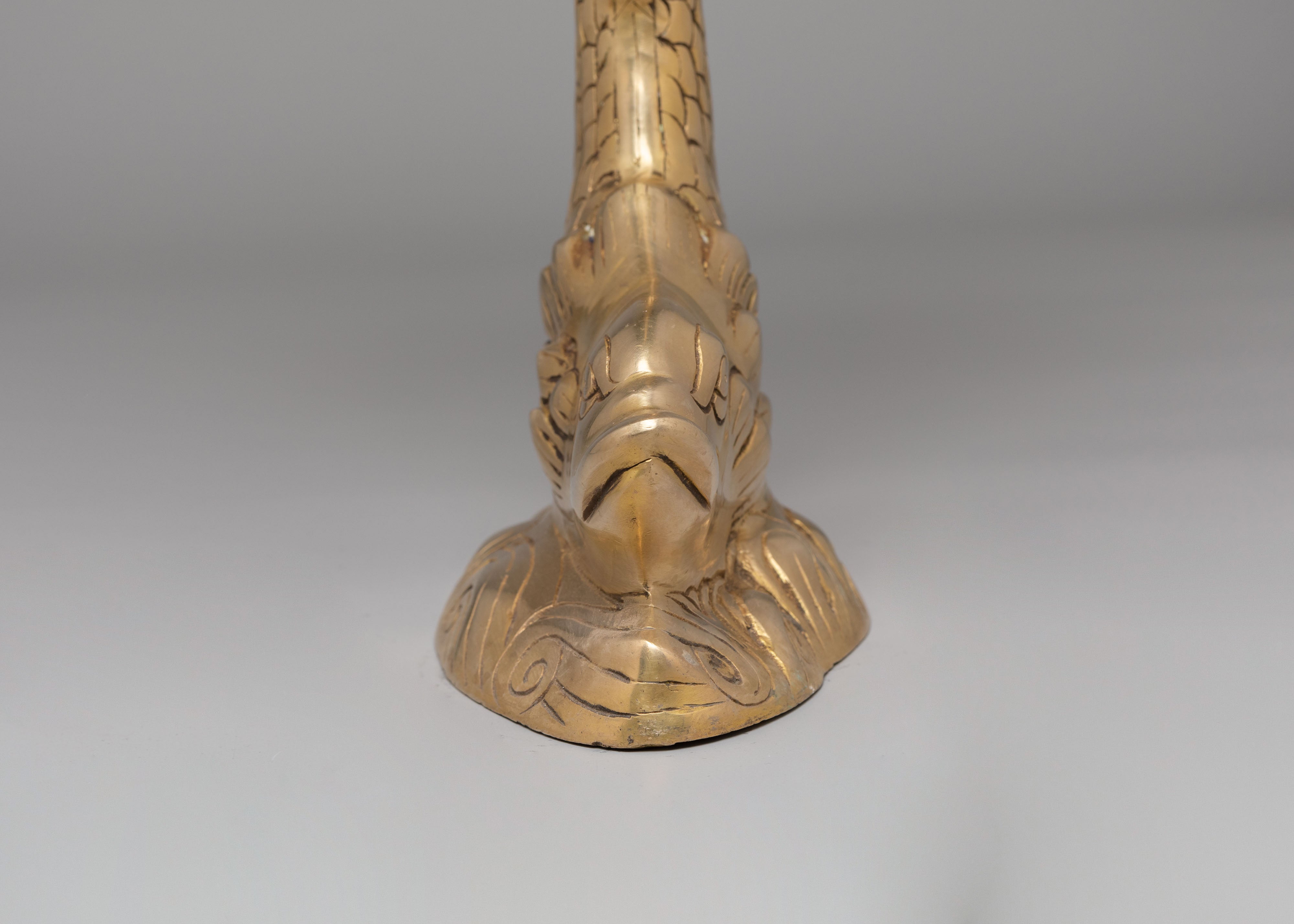 Sacred Altar Decorative Urli Bowl | Fish-Shaped Base with Hanging Bells