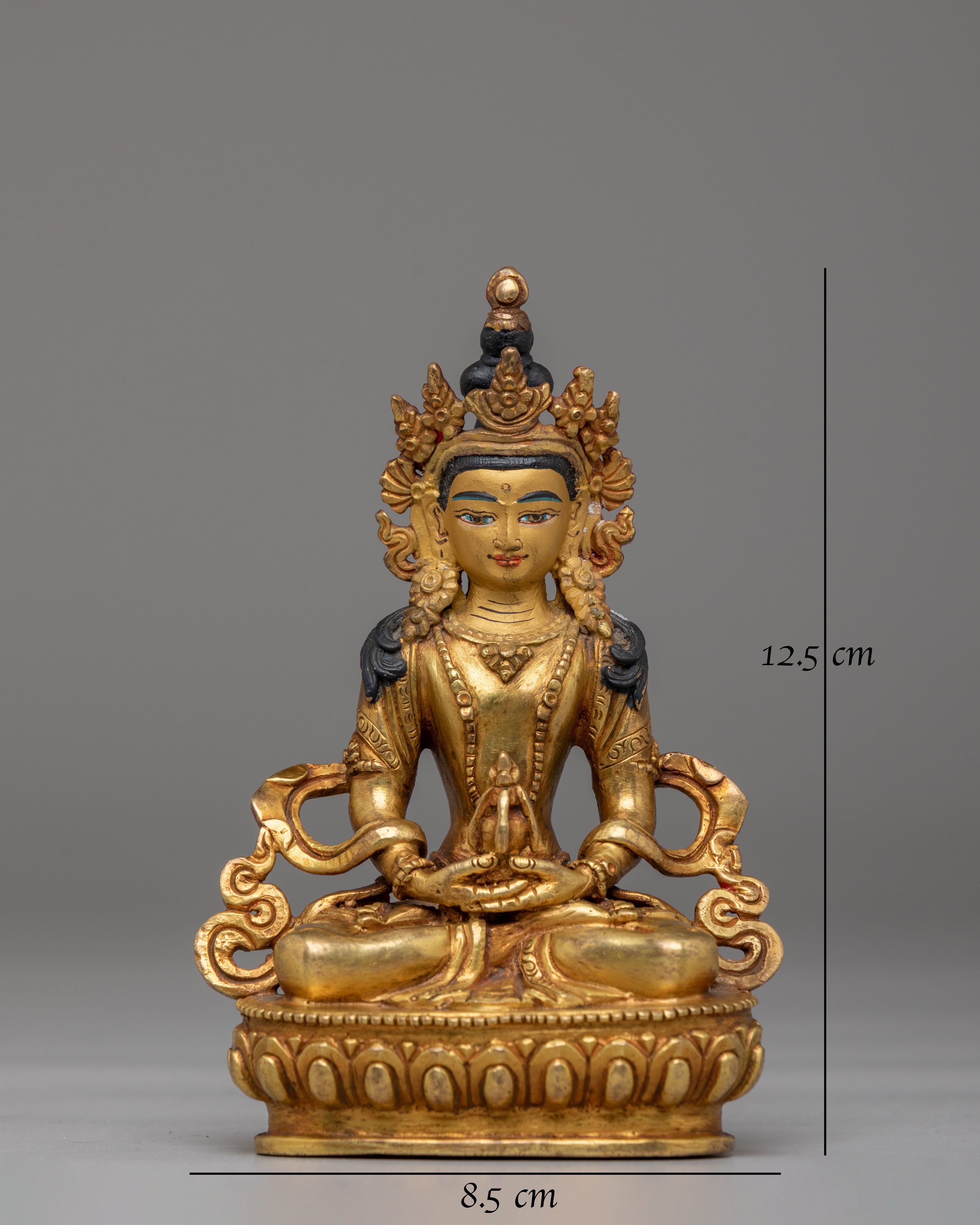 Sacred Amitayus Buddha Sculpture | Spiritual Home Decor