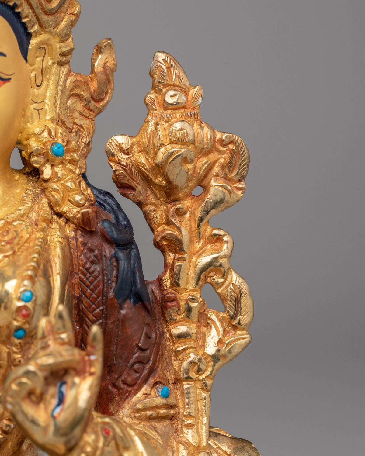 Buddhist White Tara Deity Statue | Traditional Artwork