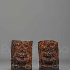 Sacred Guardian Lion Statue Set