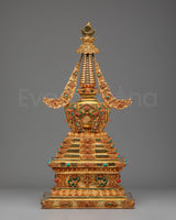 Golden Stupa for Ritual Use