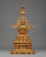 Golden Stupa for Ritual Use