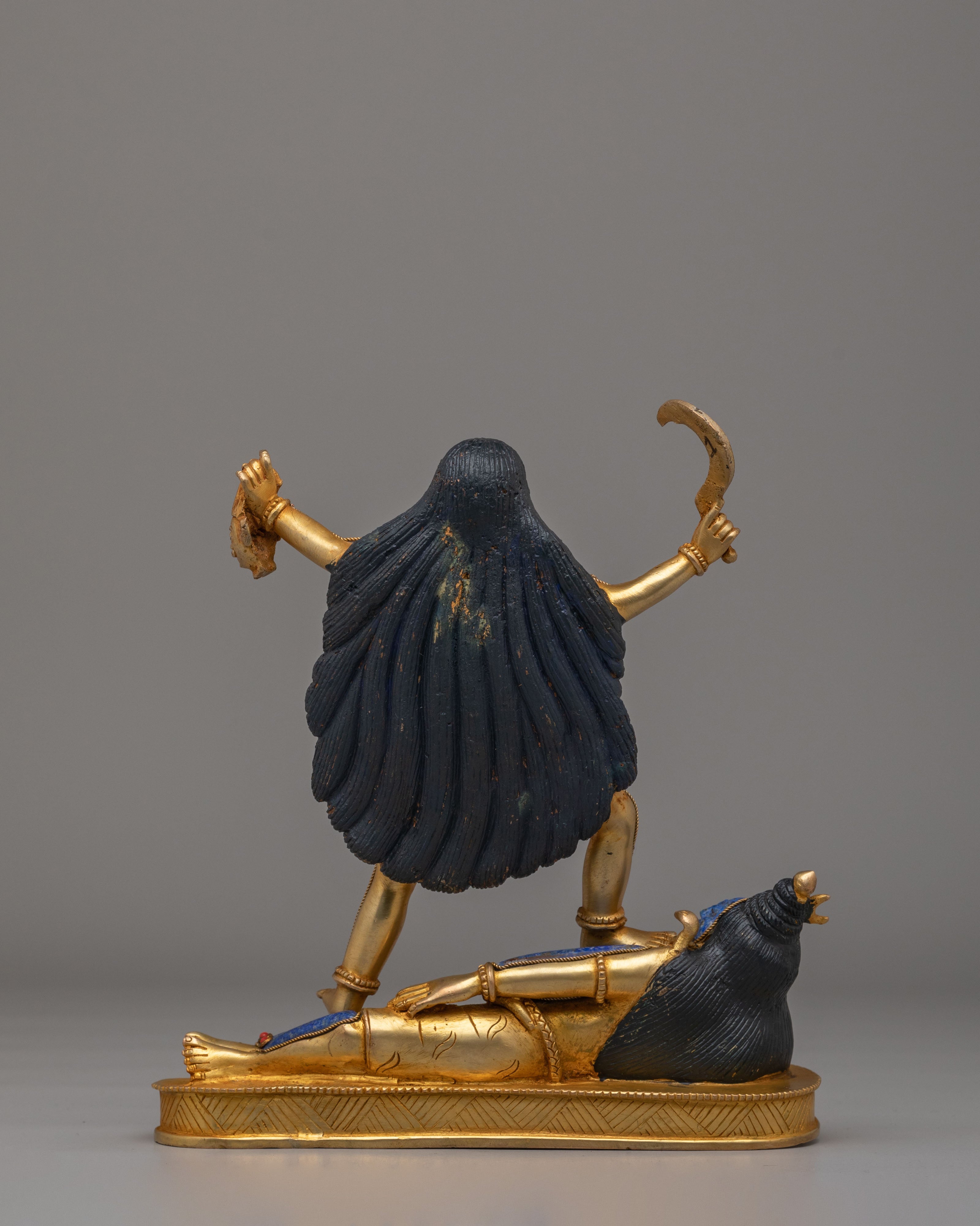 Mahakali Standing On Shiva Statue | Divine Goddess Sculpture