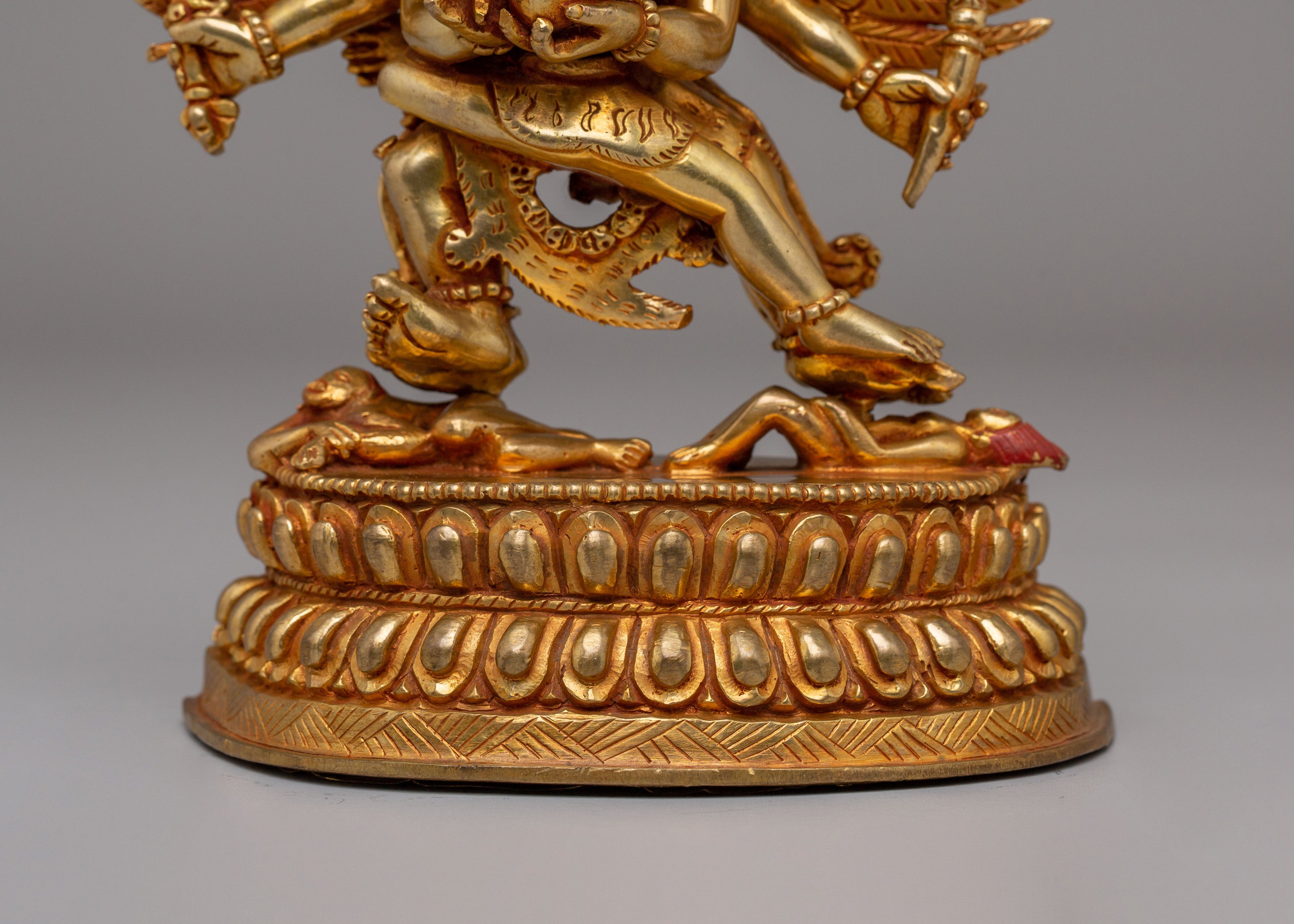 Handcrafted Altar Hayagriva Statue | Wrathful Deity Sculpture for Spiritual Protection