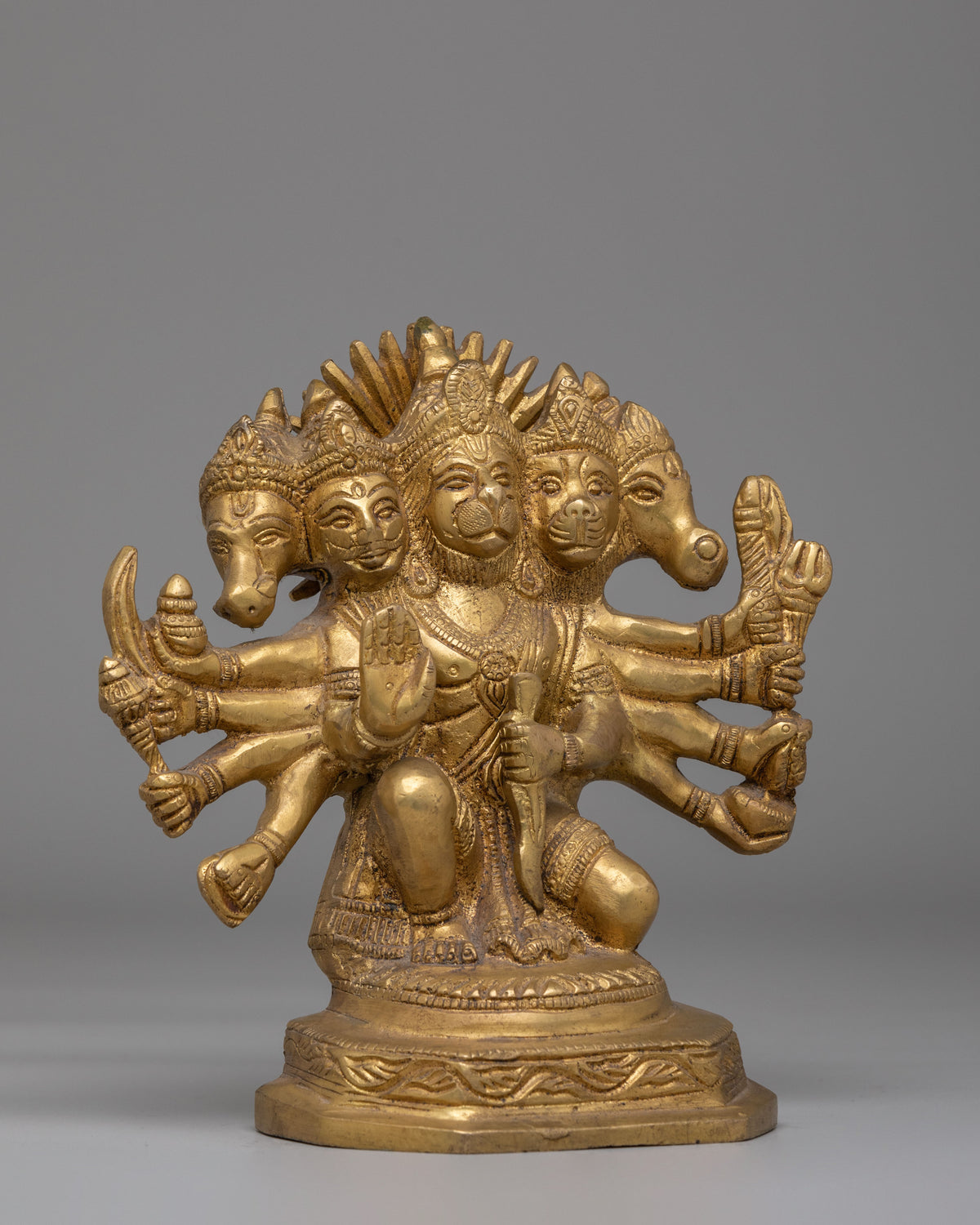 Sacred Traditional Hanuman Statue | Lord Hanuman Brass Idol
