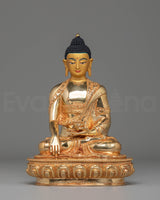 Shakyamuni Buddha Copper Statue for Decor