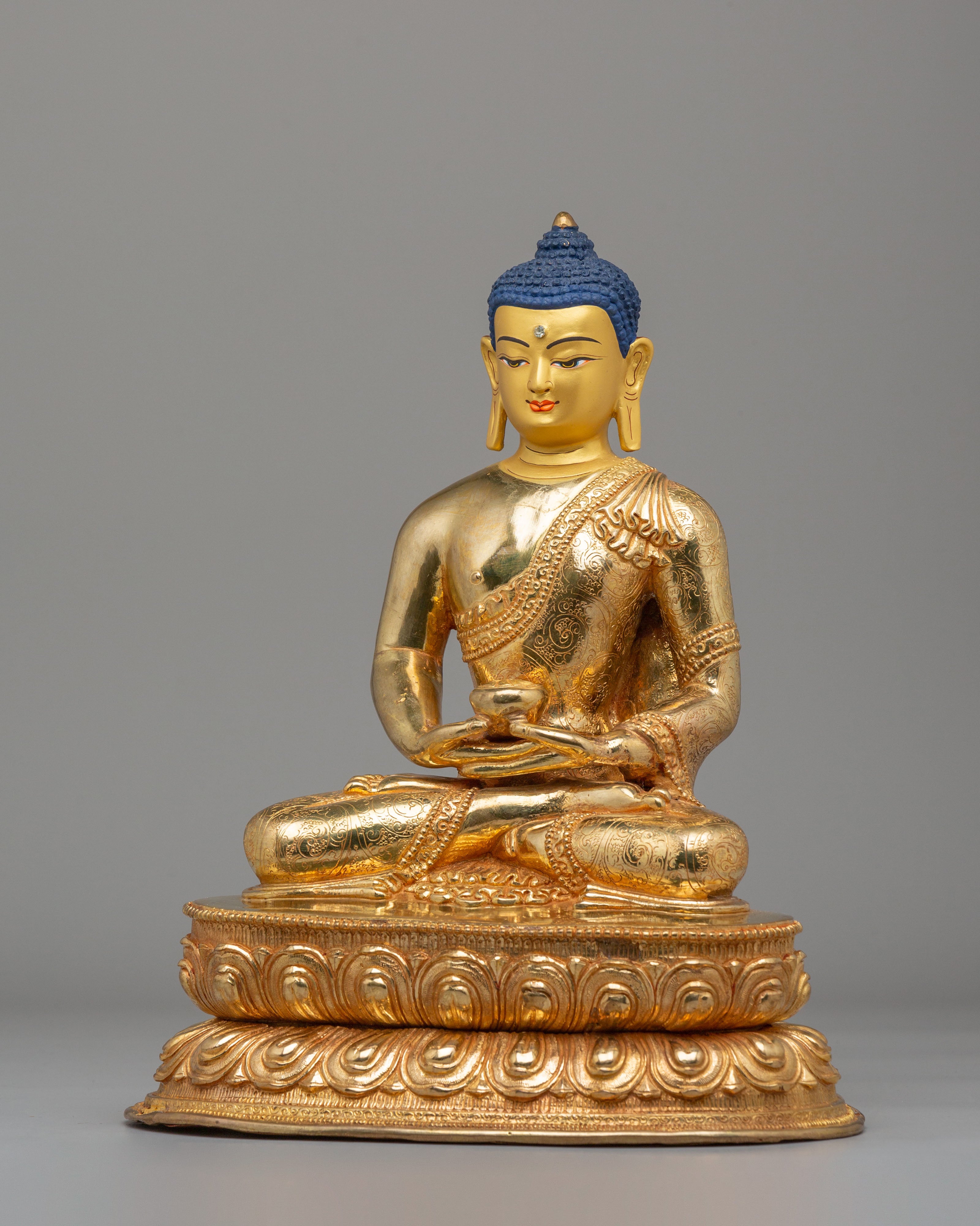 Vajrayana Amitabha Buddha Altar Statue | Tibetan Buddhist Art