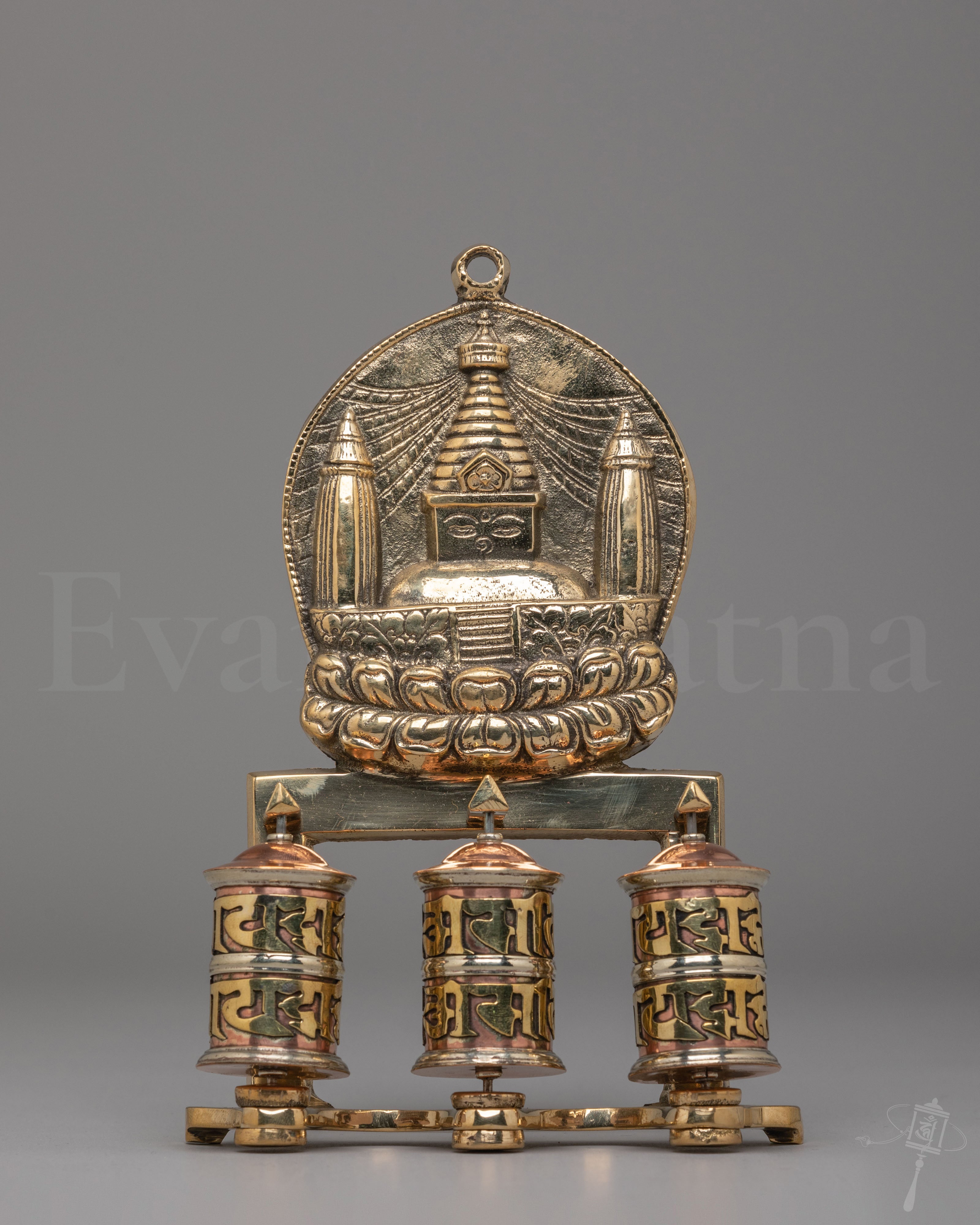 Handmade Stupa Prayer Wheel