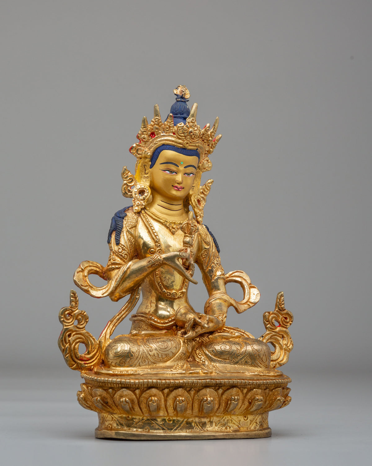 Vajrasattva Statue For Home Shrine | Tibetan Buddhist Deity Figurine