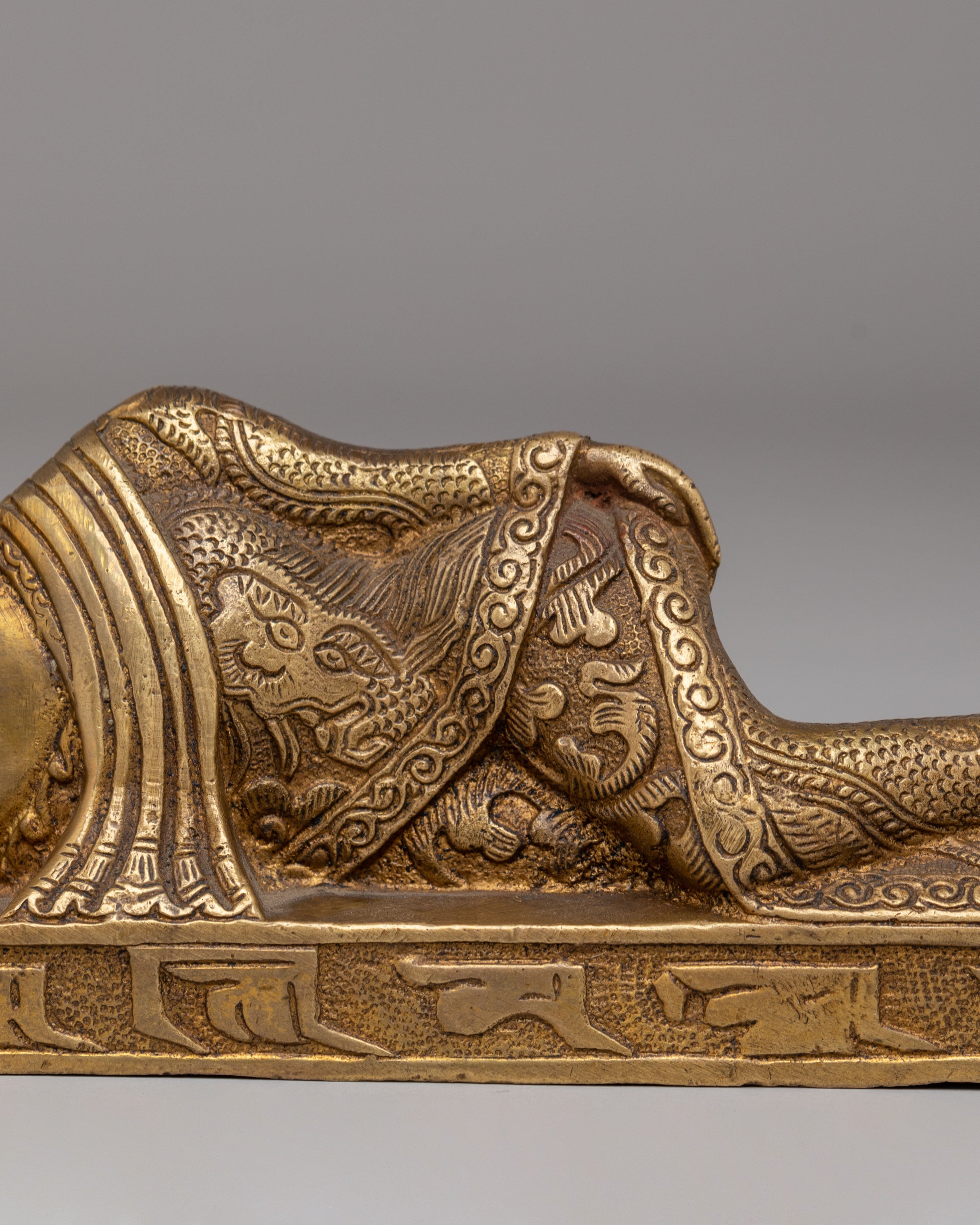 Tibetan Reclining Buddha Statue | Sleeping Buddha Figurine