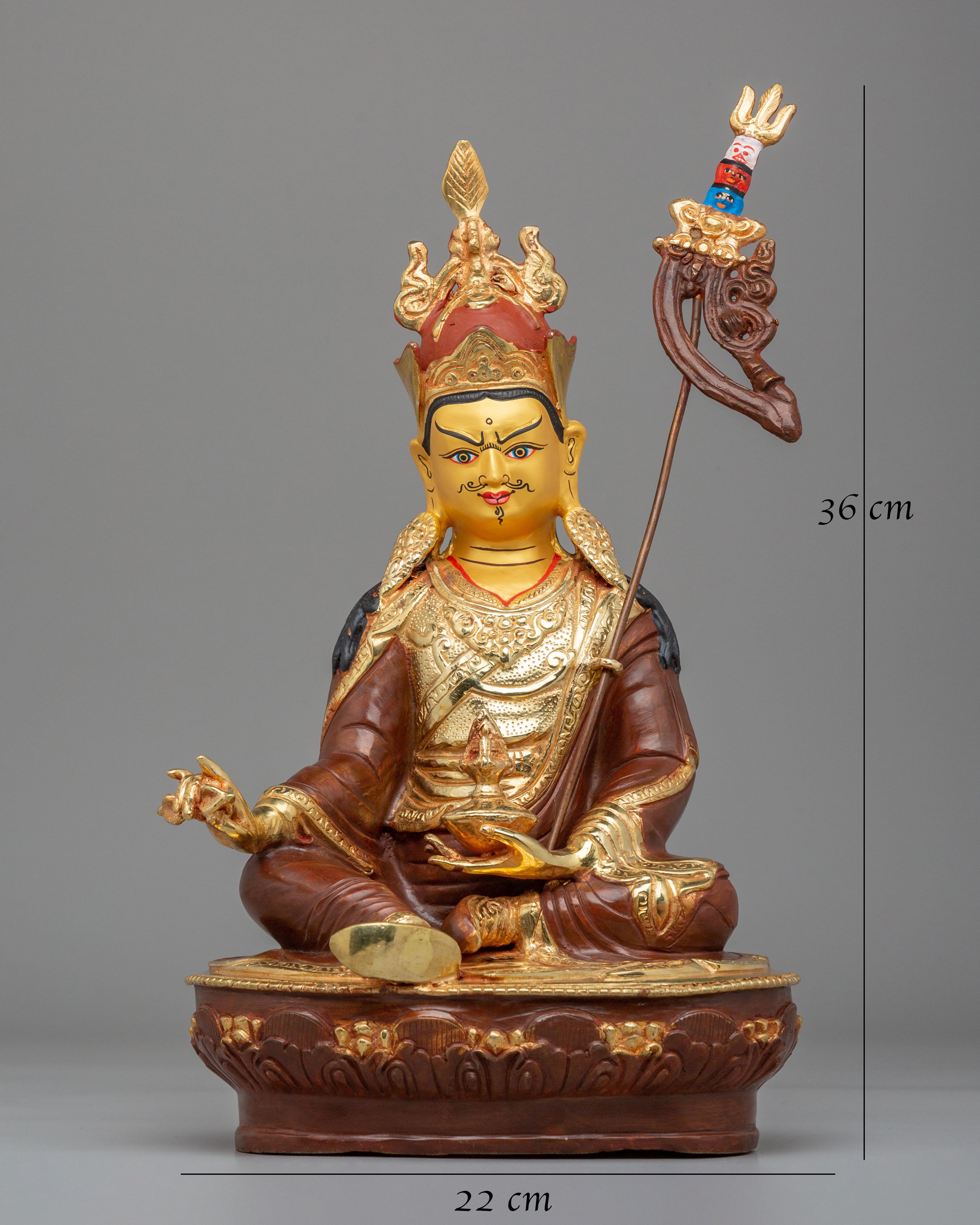 Lotus-Born Master Statue for Buddhist Ritual | Perfect for Altar Decor
