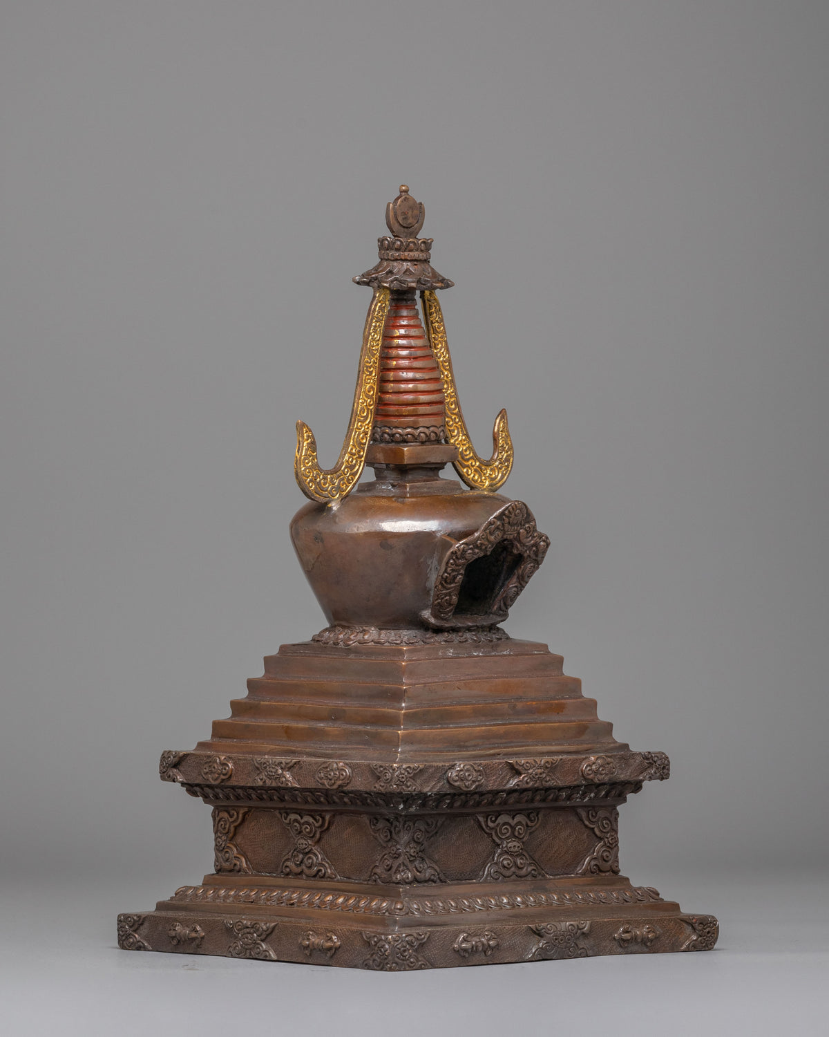 Traditional Buddhist Enlightenment Chorten | Symbolic Stupa