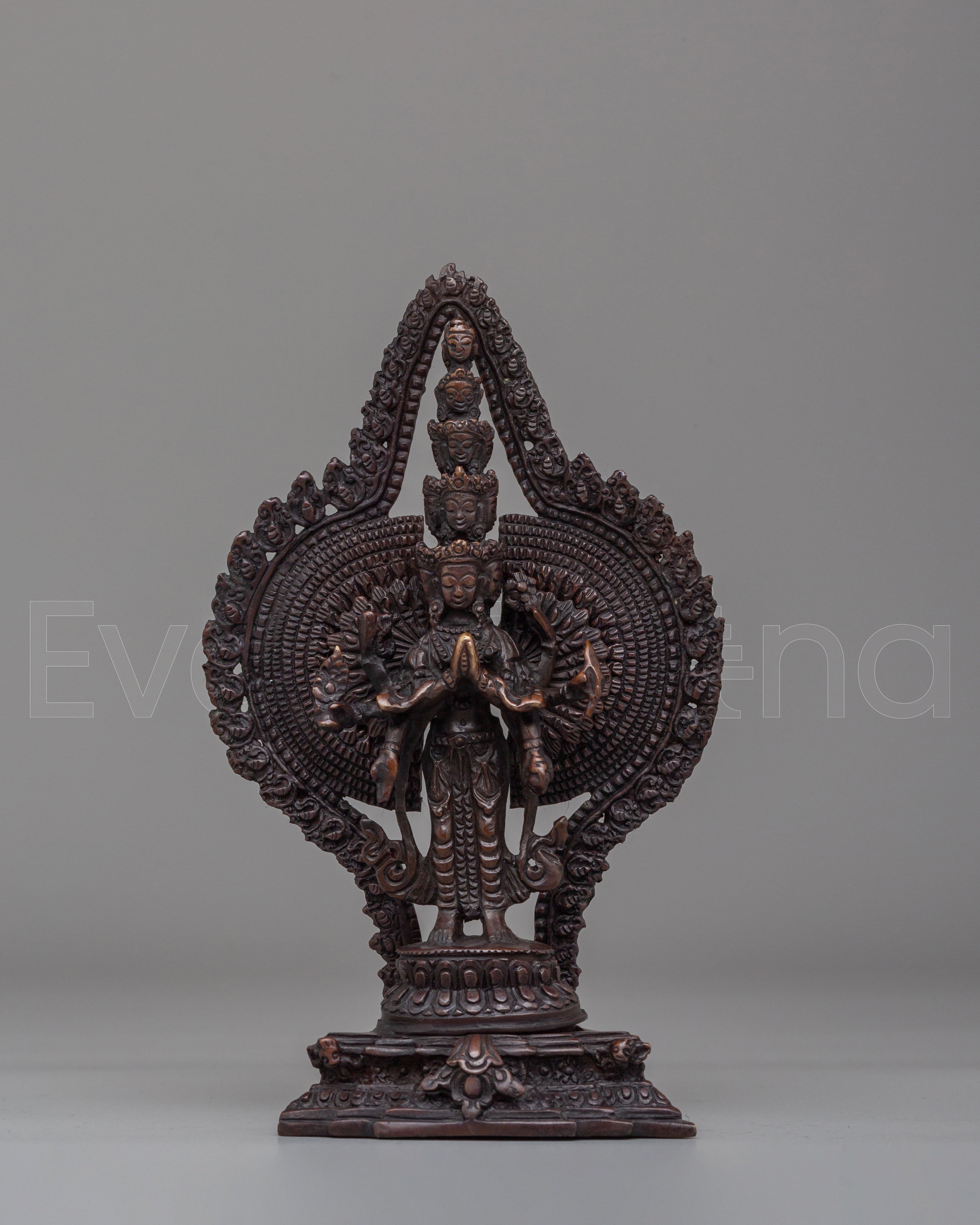 Traditional 1000 Armed Chenrezig Statue 