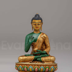 Handcrafted Amogasiddhi Buddha Statue 