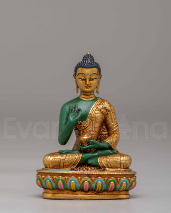 Handcrafted Amogasiddhi Buddha Statue 