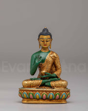 Handcrafted Amogasiddhi Buddha Statue 