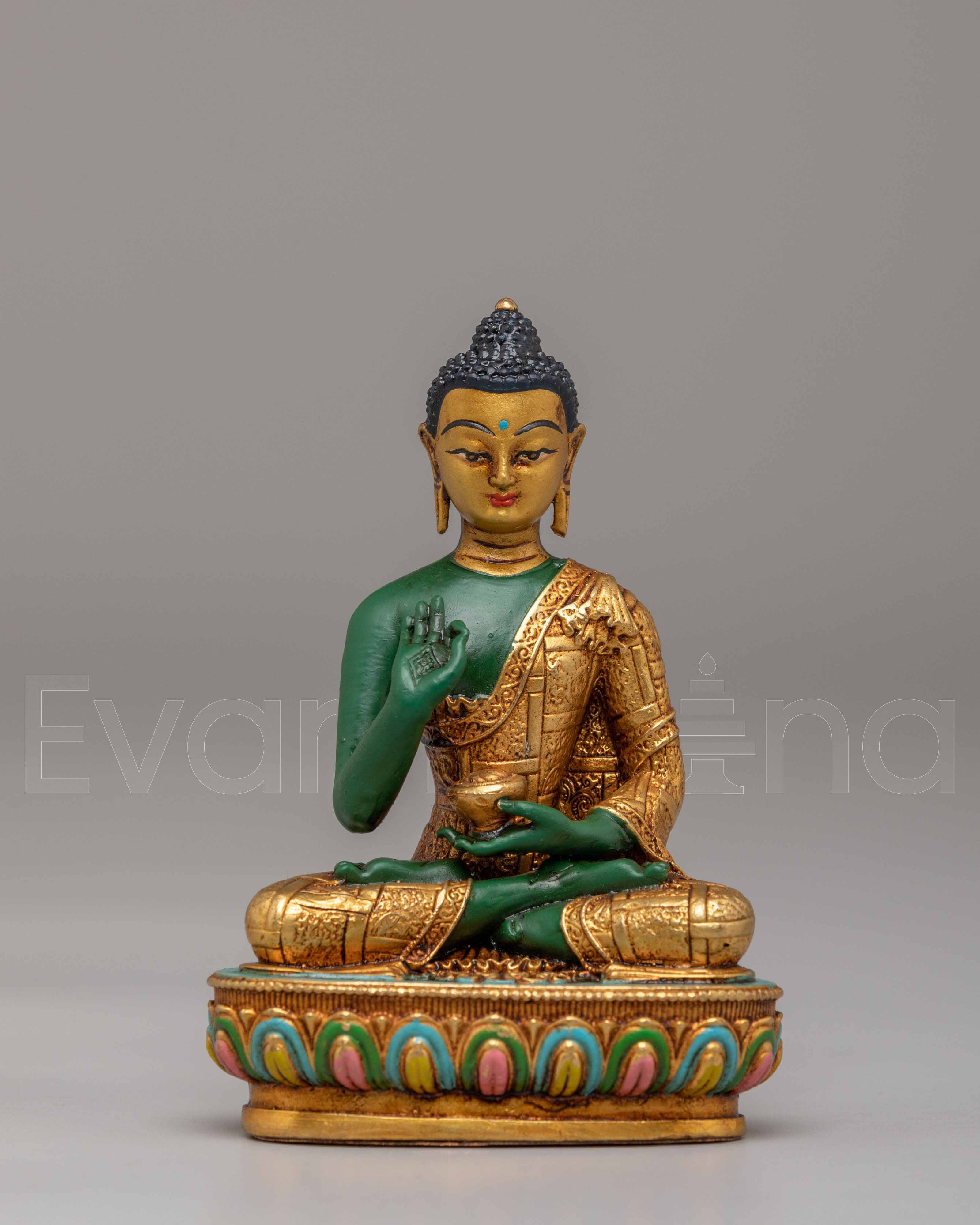Handcrafted Amogasiddhi Buddha Statue 