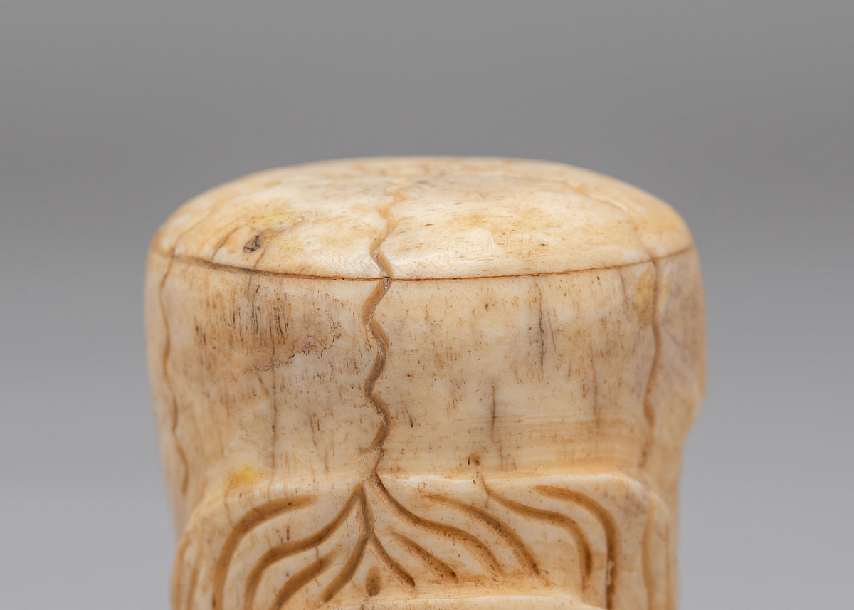 Tibetan Buddhist Skull Carving | Handcrafted Buddhist Decor