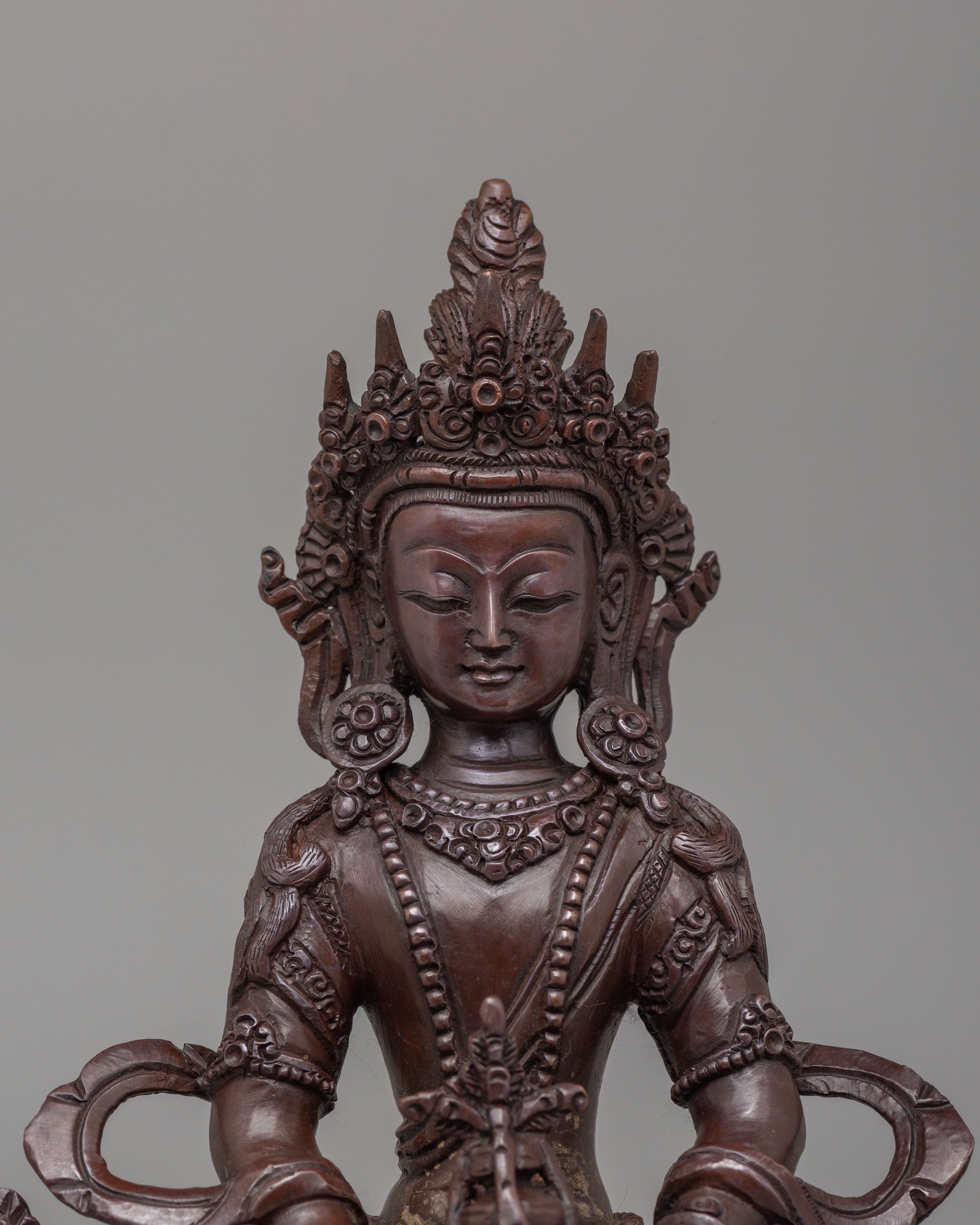 Buddhist Long Life Buddha Sculpture | Statue of Amitayus