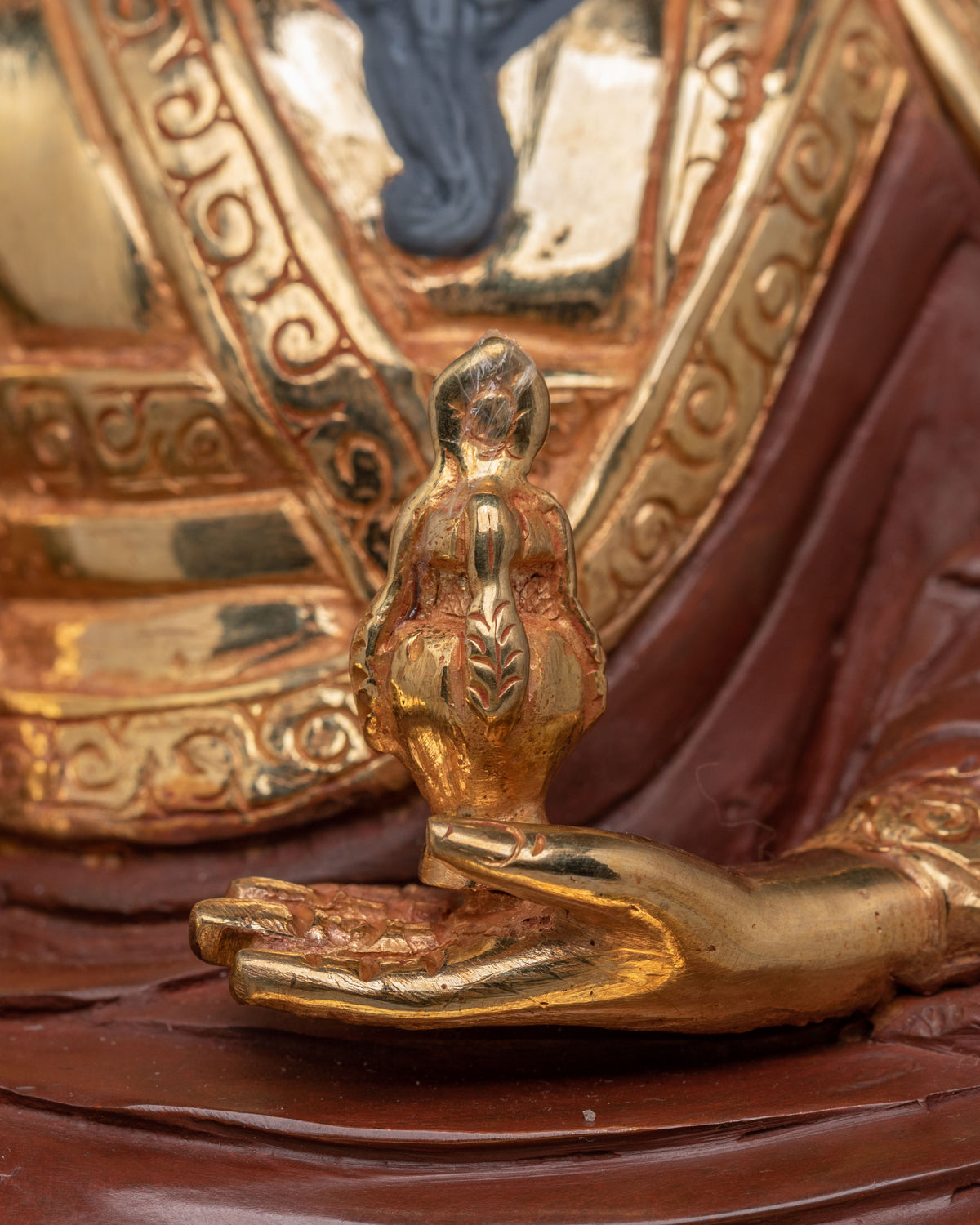 Handcrafted Sacred Guru Shapdum Statue | A Symbol of Divine Guidance