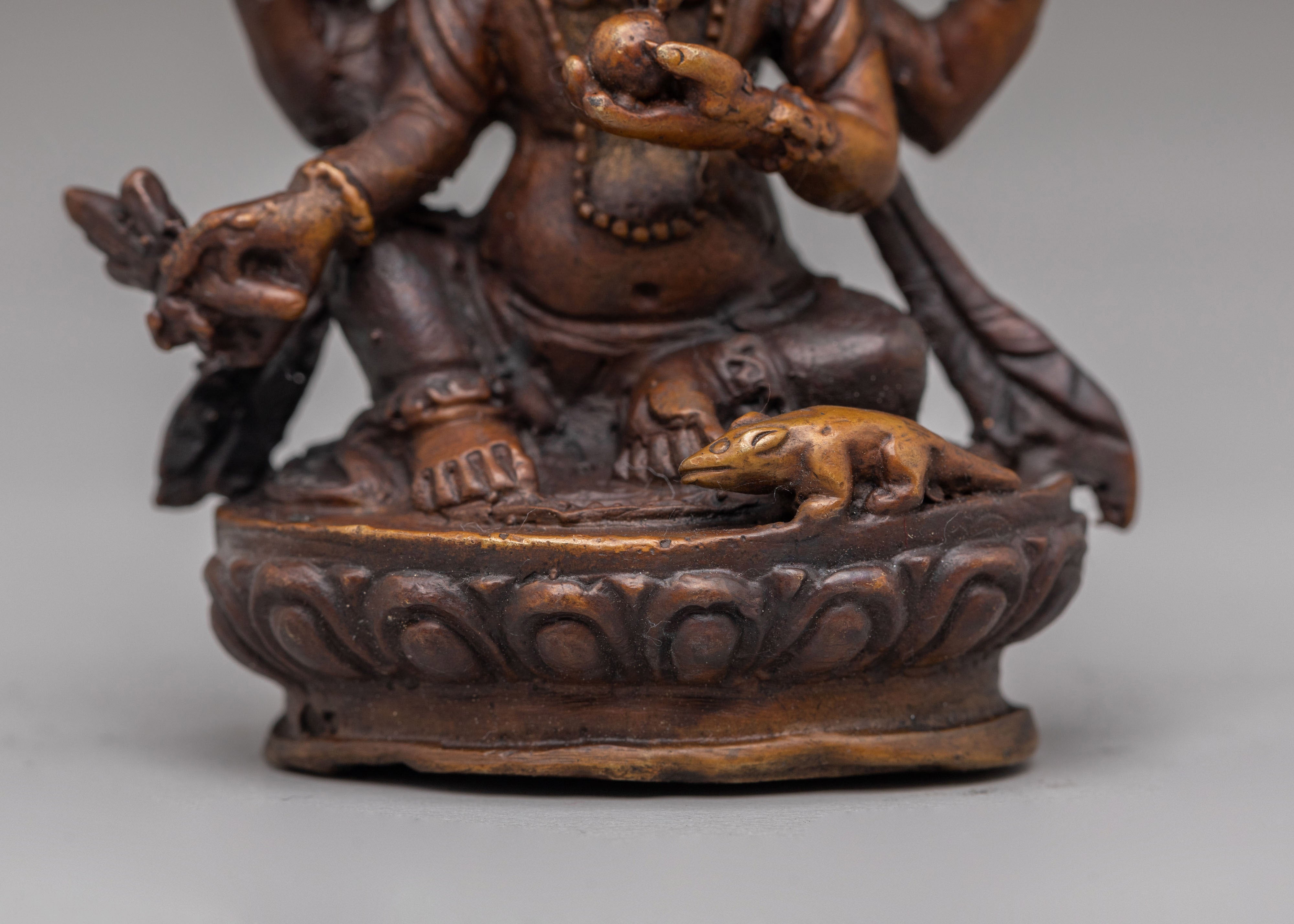 Traditional Lord Ganesh Statue | Oxidized Copper Artwork