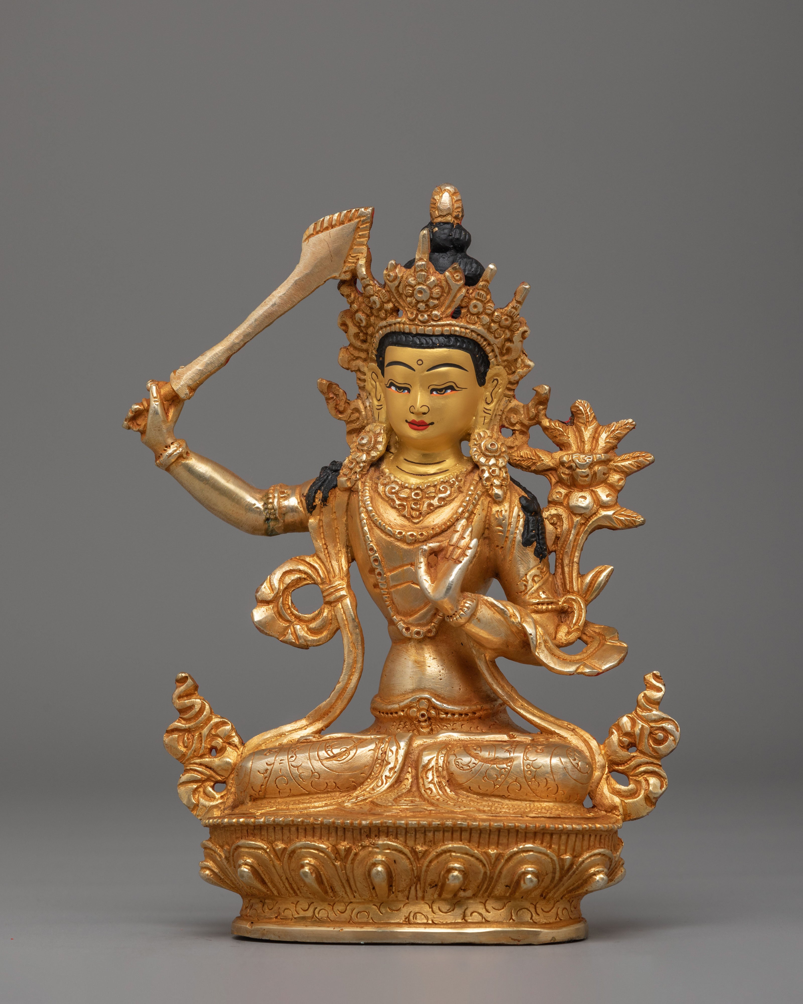 Bodhisattva of Transcendent Manjushri Statue | Wisdom Deity Statue