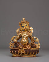 Handcrafted Copper Figurine of Dzambhala