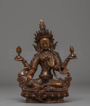 Hindu Deity Laxmi Goddess Statue