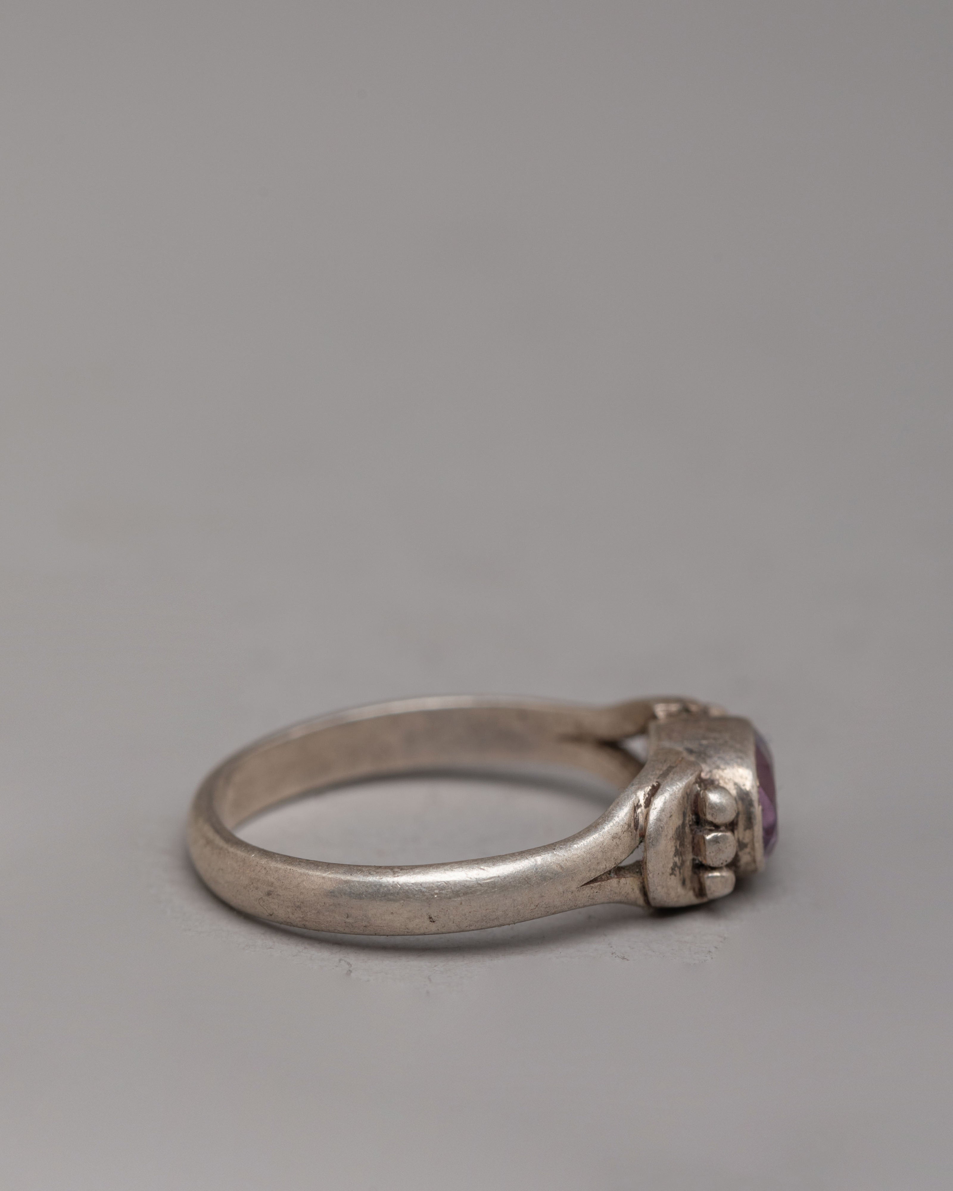 Himalayan Ring | Natural Stone Zircon Jewelry