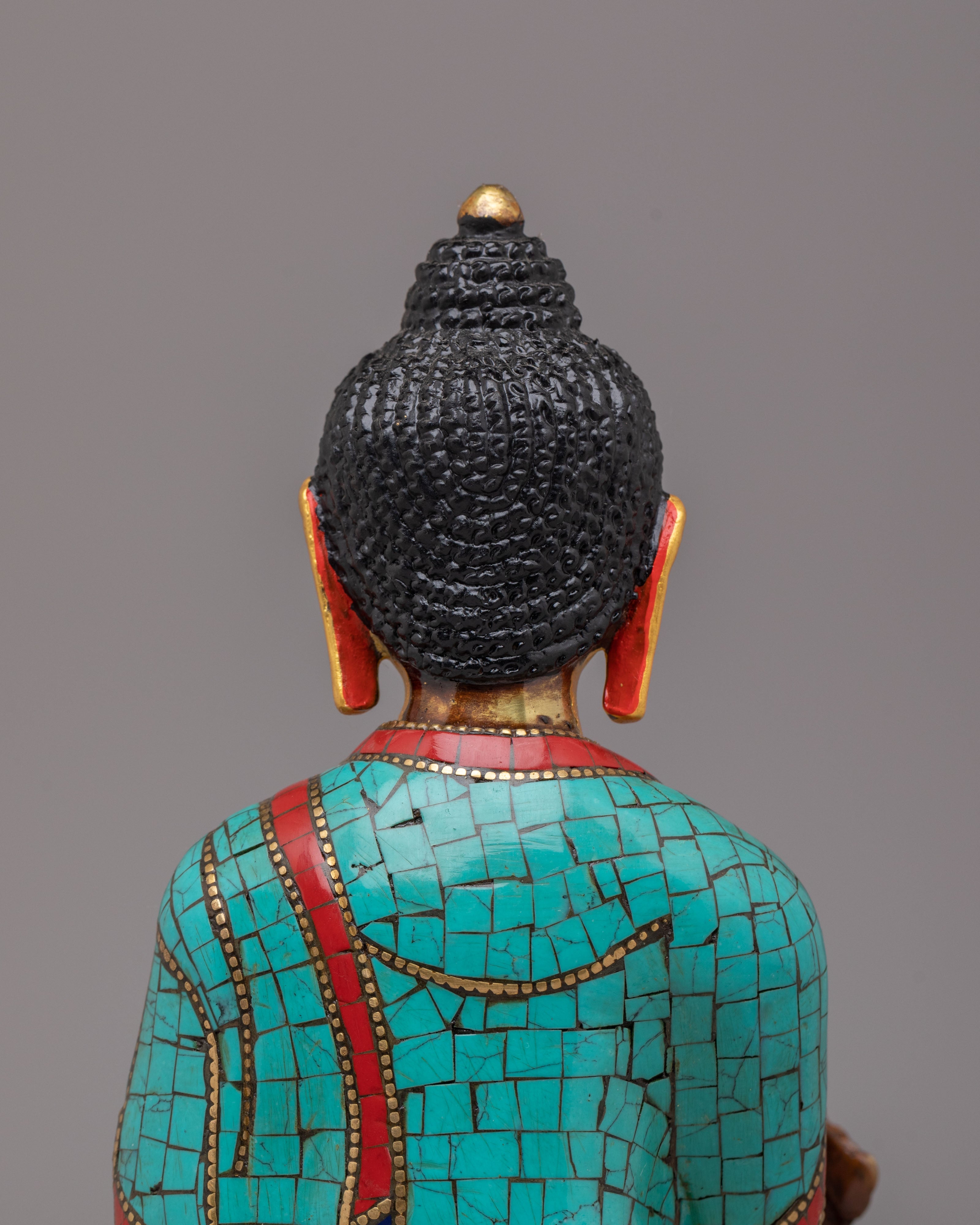 Tibetan Medicine Buddha Deity Statue | Spiritual Healing Decor
