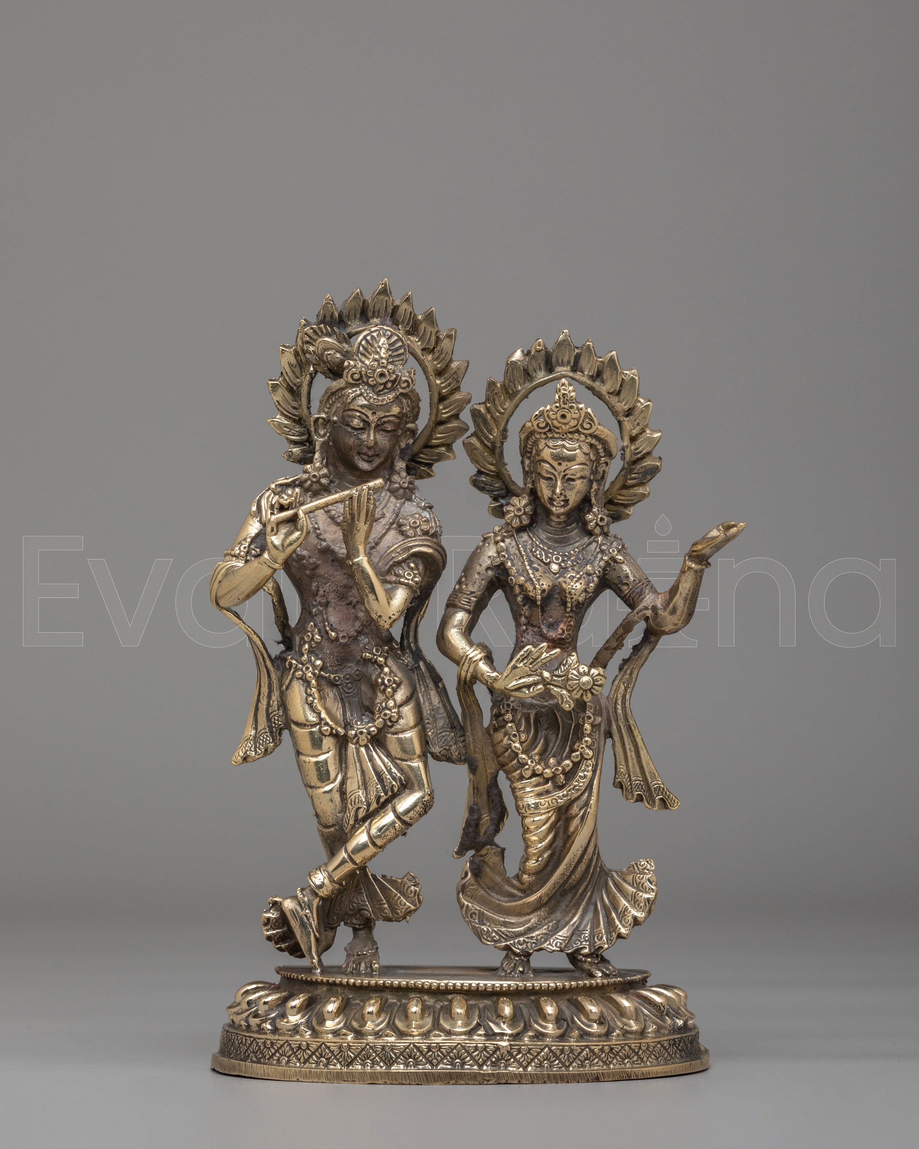 Divine Krishna and Radha Statue