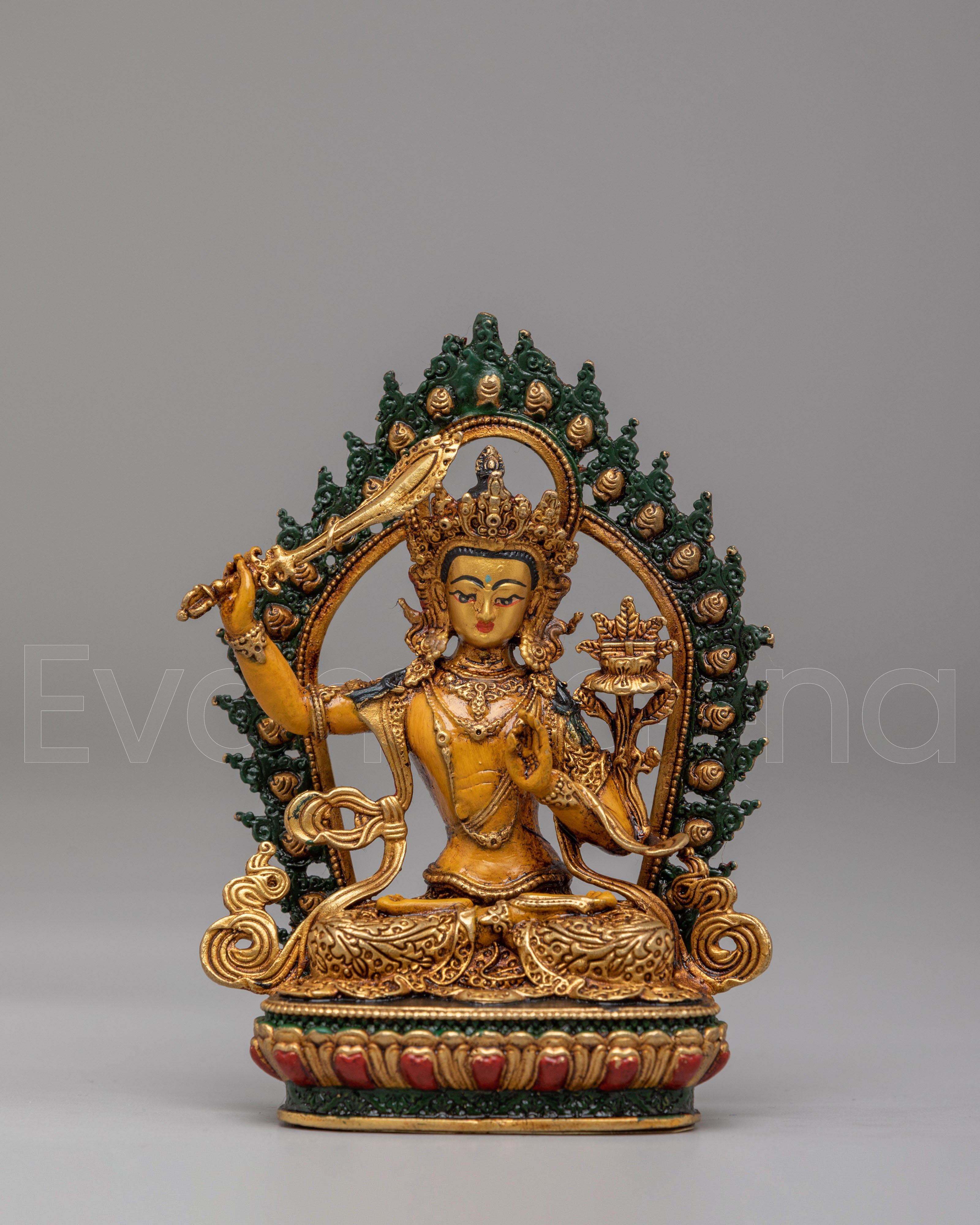 Spiritual Manjushri Shrine Statue