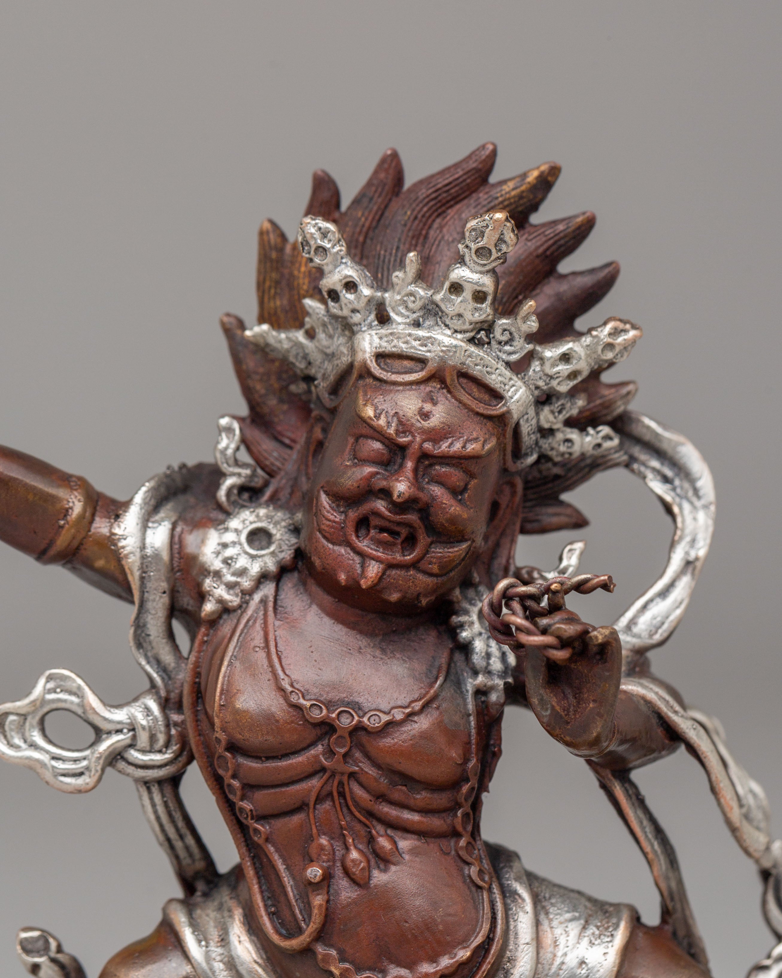 Himalayan Protector Vajrapani Statue | A Sacred Guardian of Wisdom