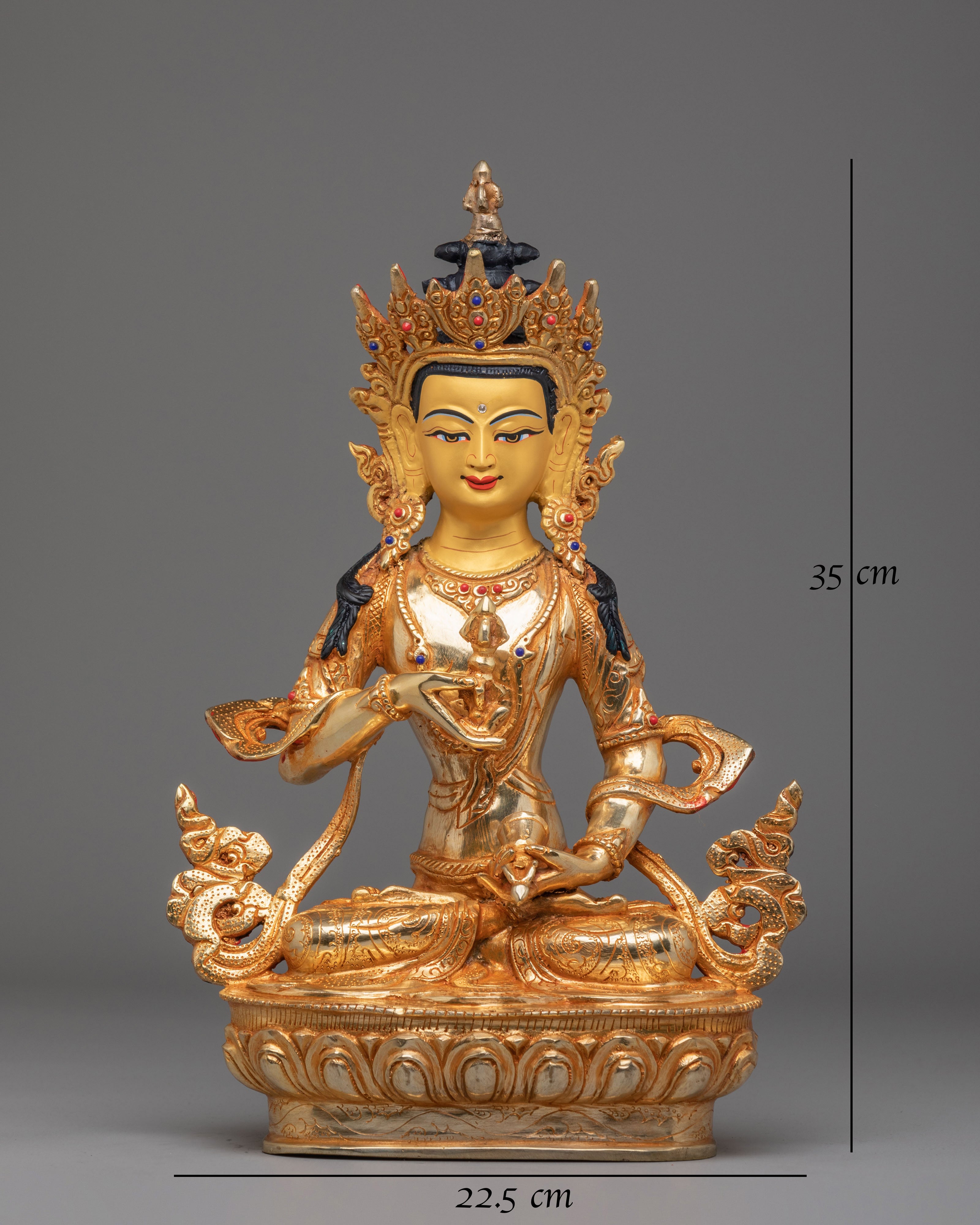 Traditional Vajrasattva Buddhist Sculpture | Purification Buddha Statue