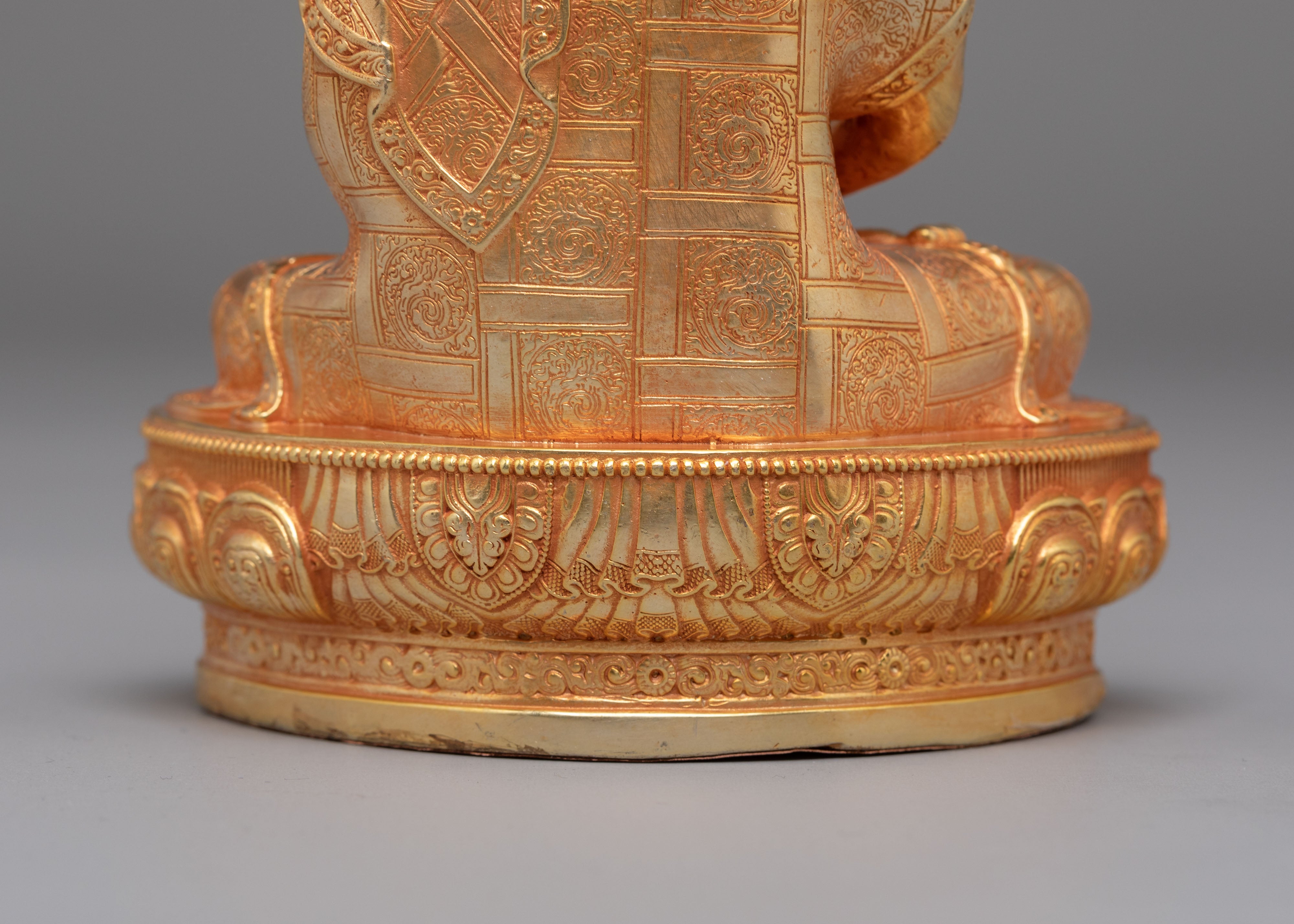 Amitabha Buddha Machine-Made Statue | 24K Gold Plated Buddhist Statue