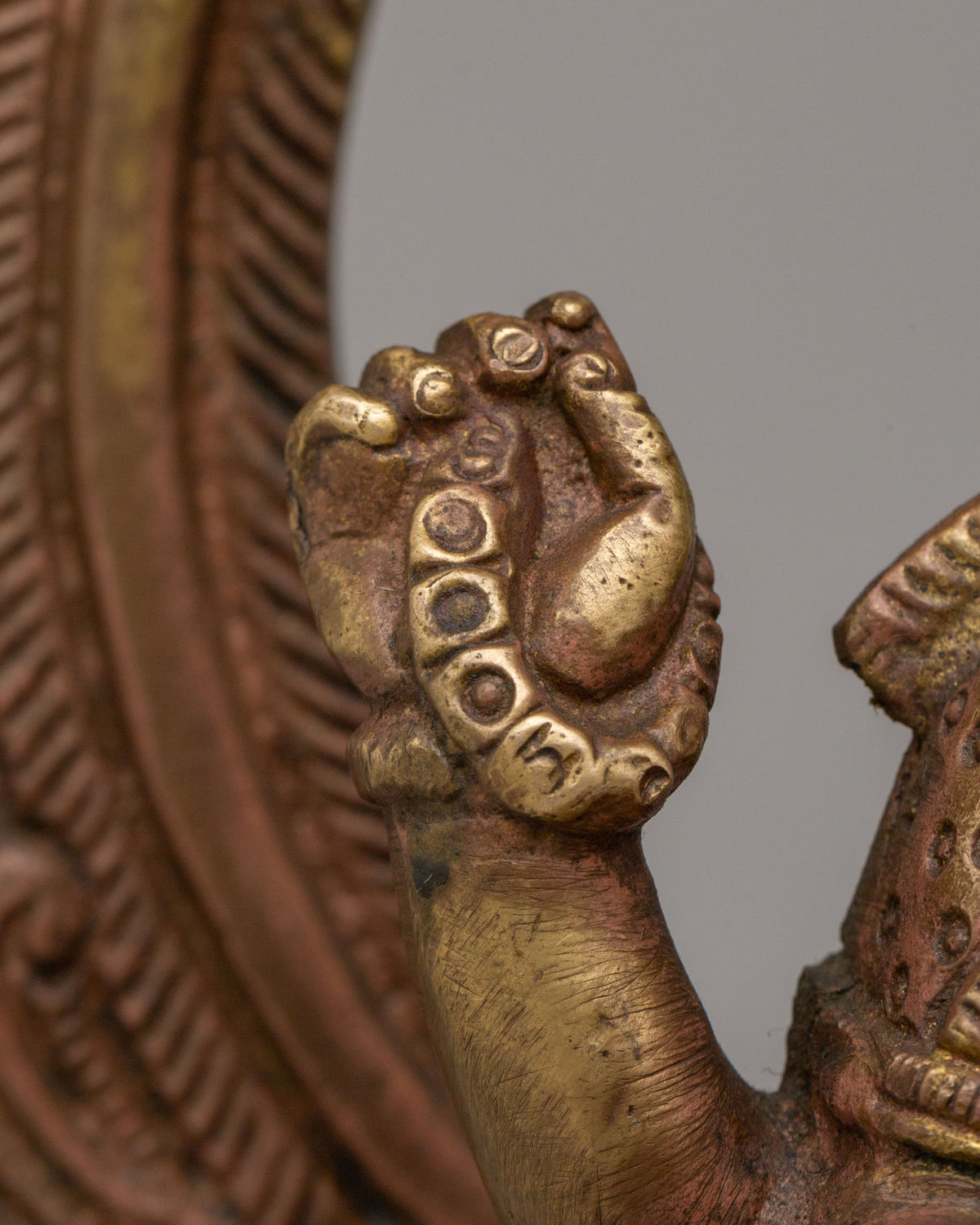 Handcrafted Saraswati Statue for Altar | Sacred Hindu Deity Idol