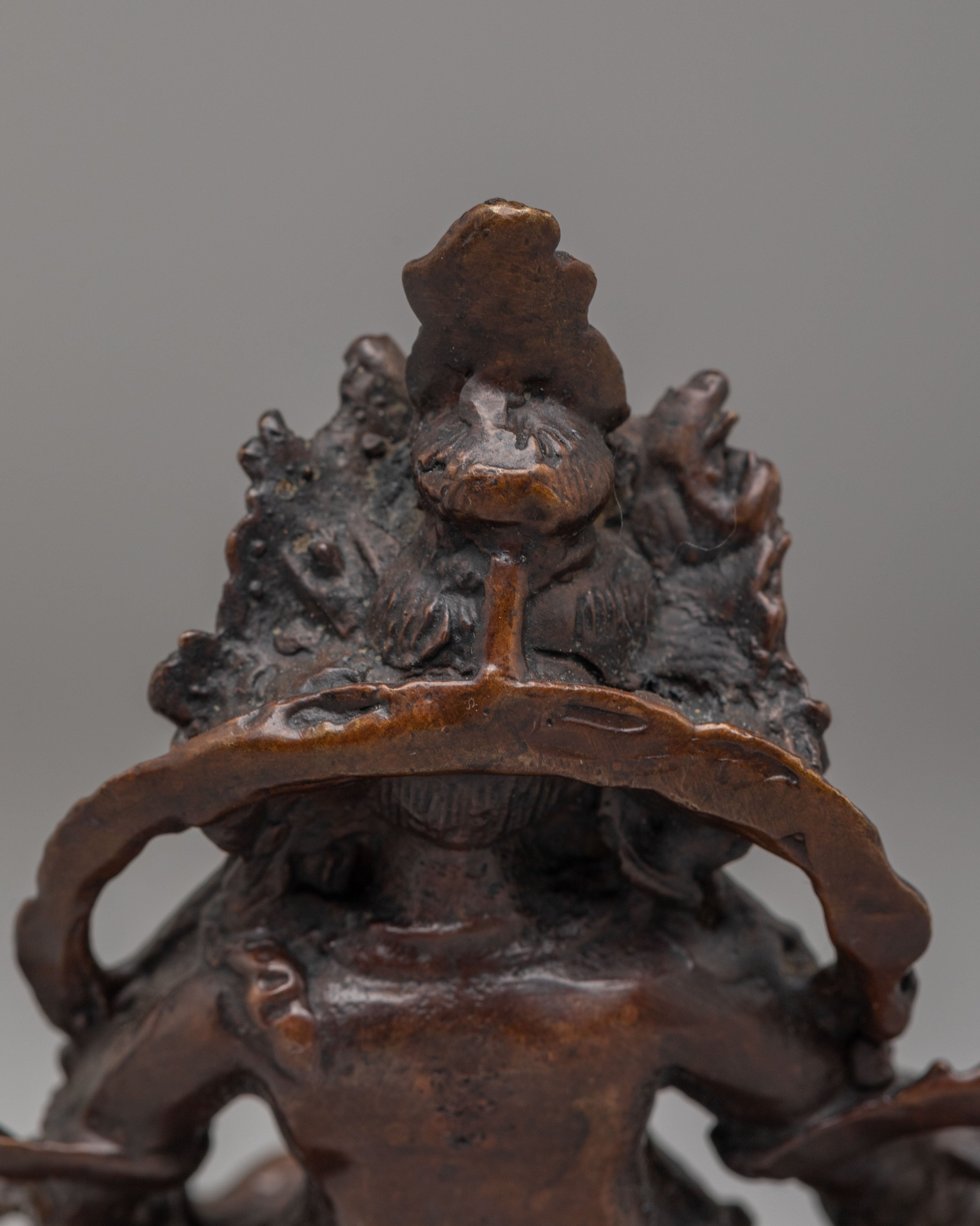 Spiritual Dzambhala Deity Altar Statue | Tibetan Buddhist Wealth God Figurine