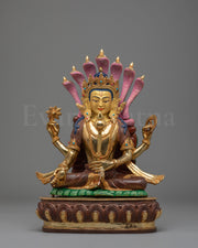Traditional Bishnu Altar Statue 